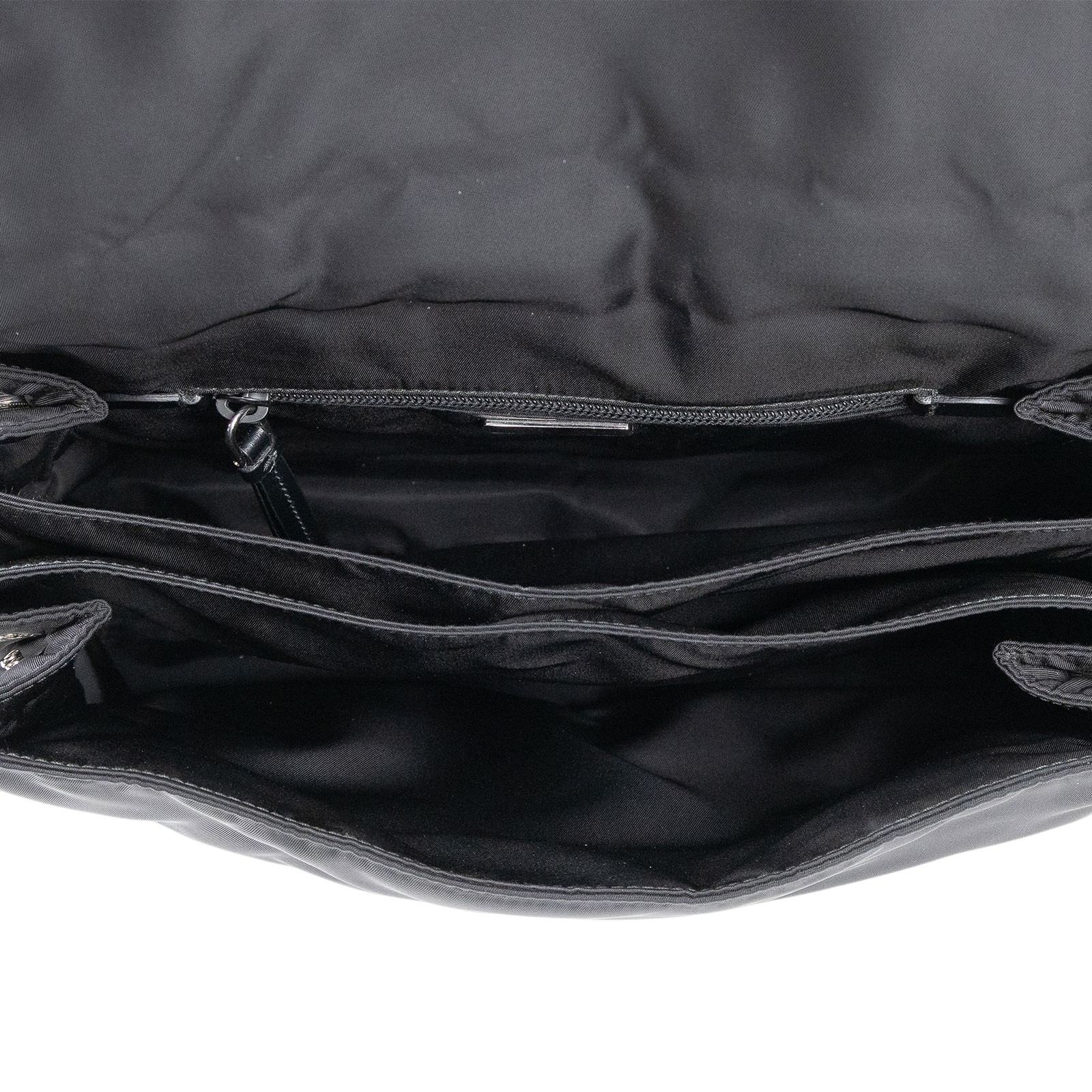 普拉達 PRADA Re-Nylon 夾棉 肩背袋 中型  1BD255_RDLN 黑尼龍郵差包 無附屬品