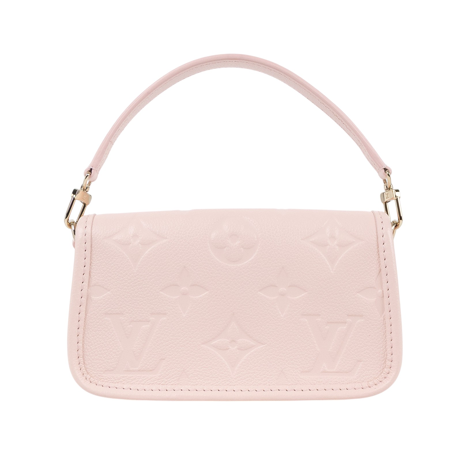 路易威登 LOUIS VUITTON Nano Diane 腋下包法棍 單肩背包 粉紅色 M83566 晶片款 粉NANO DIANE 原廠盒子/防塵袋