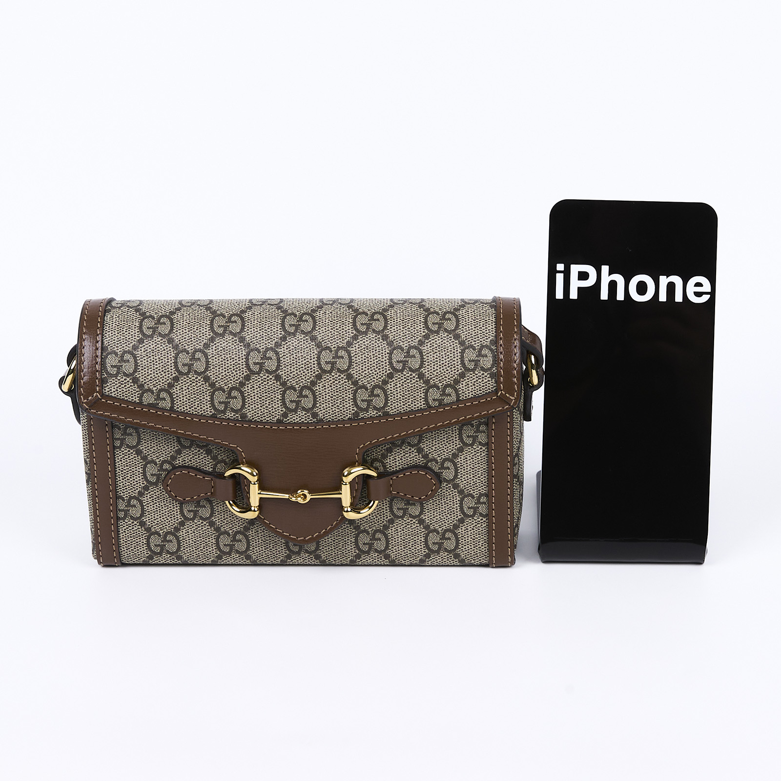 古馳 GUCCI Horsebit 1955 馬銜扣 迷你袋 斜背包 699296 92TCG 棕1955馬銜釦相機包 無附屬品