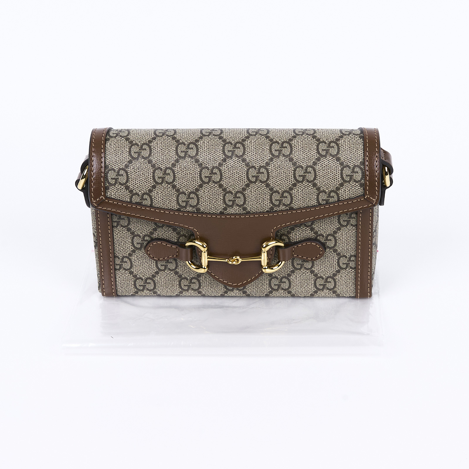 古馳 GUCCI Horsebit 1955 馬銜扣 迷你袋 斜背包 699296 92TCG 棕1955馬銜釦相機包 無附屬品