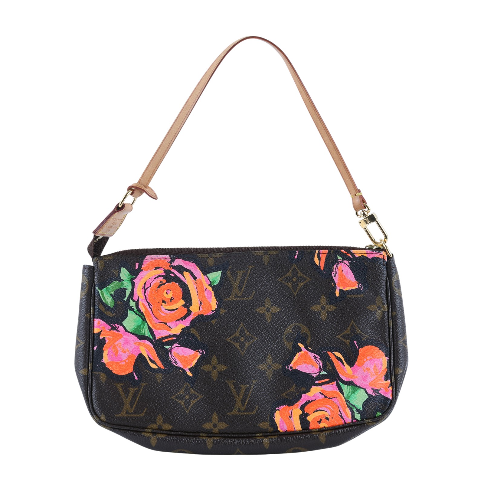 路易威登 LOUIS VUITTON Pochette Accessoires 手提包 M48615 原花玫瑰麻將包 無附屬品