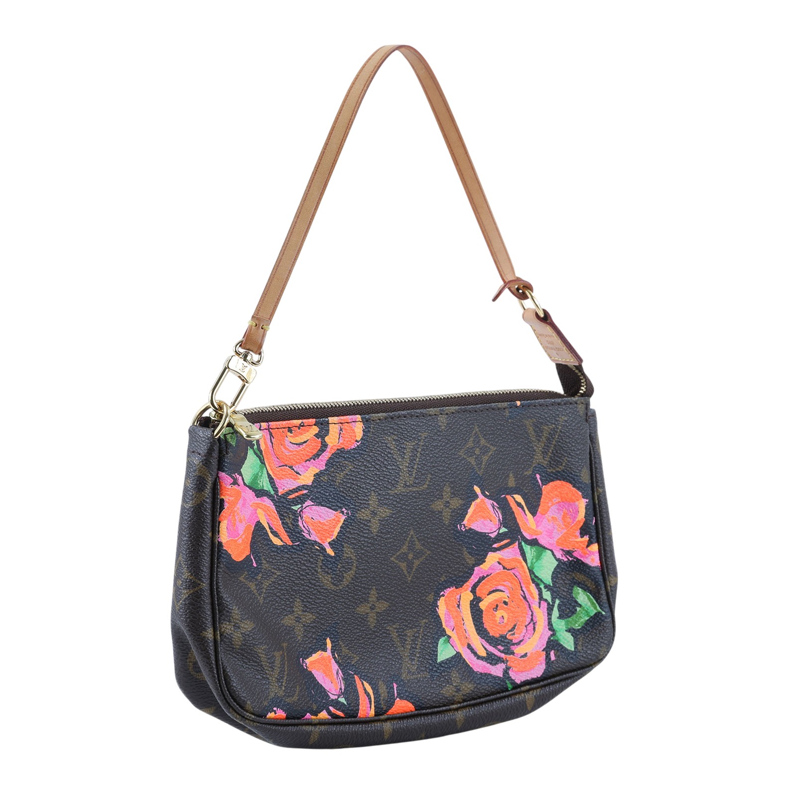 路易威登 LOUIS VUITTON Pochette Accessoires 手提包 M48615 原花玫瑰麻將包 無附屬品