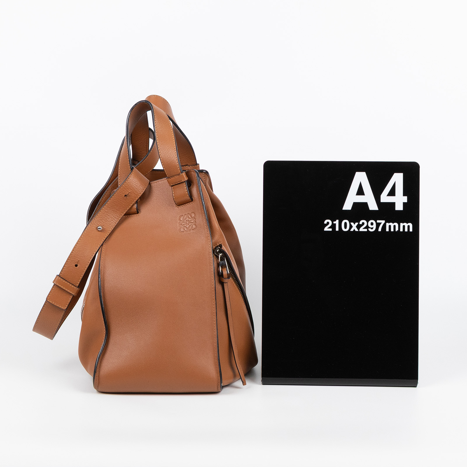 羅意威 LOEWE Small Hammock bag 手提 斜背包 A538S35X51 焦糖HAMMOCK 無附屬品