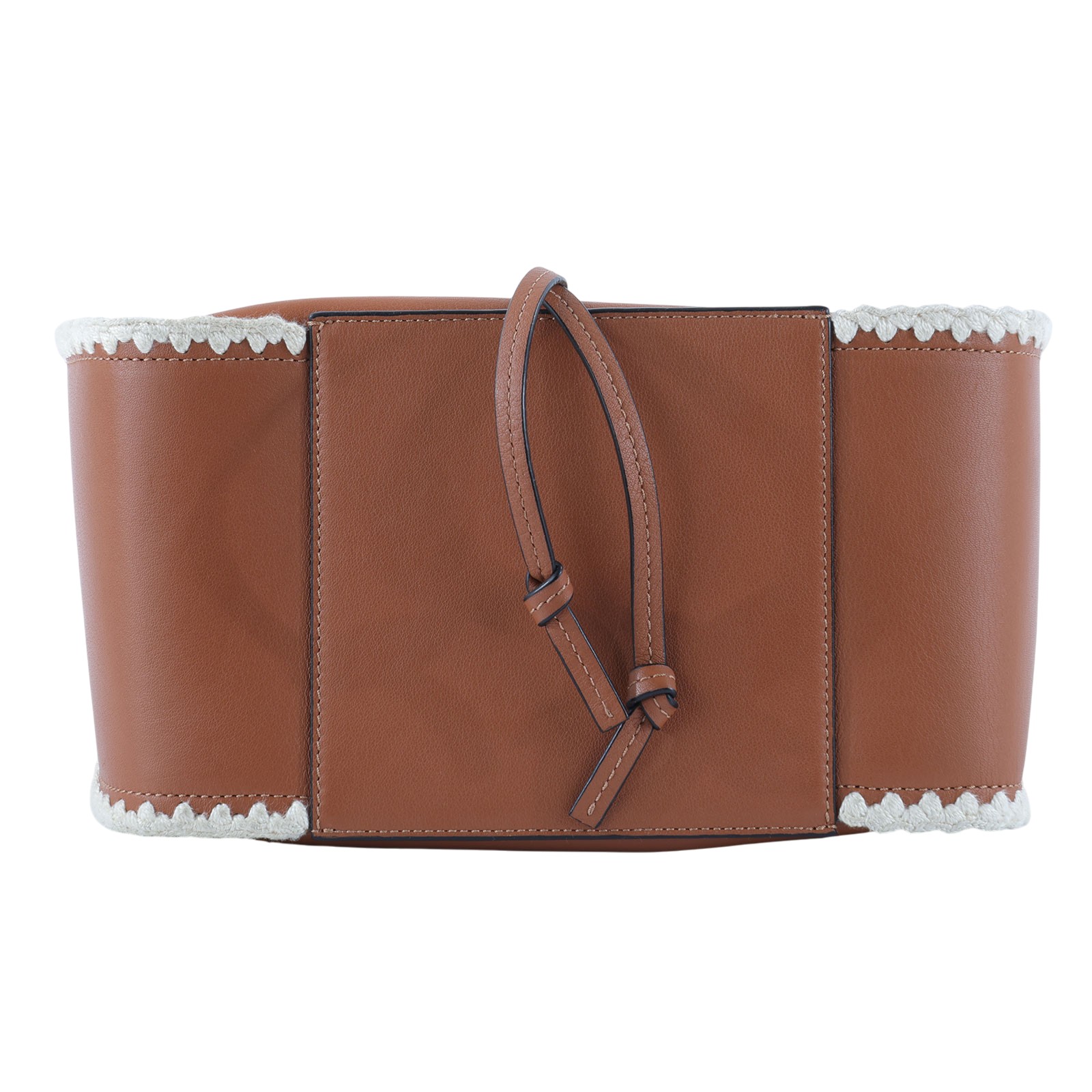 羅意威 LOEWE Small Hammock bag 手提 斜背包 303.28.Z95 焦糖棕拼白邊HAMMOCK SMALL 防塵袋