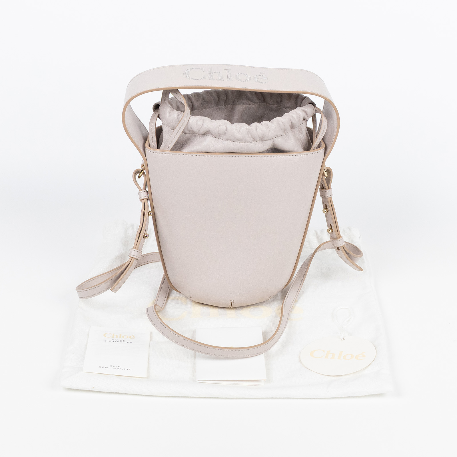 蔻依 CHLOE Sense 水桶包 CHC23SS420I60 米灰SENSE水桶包 防塵袋