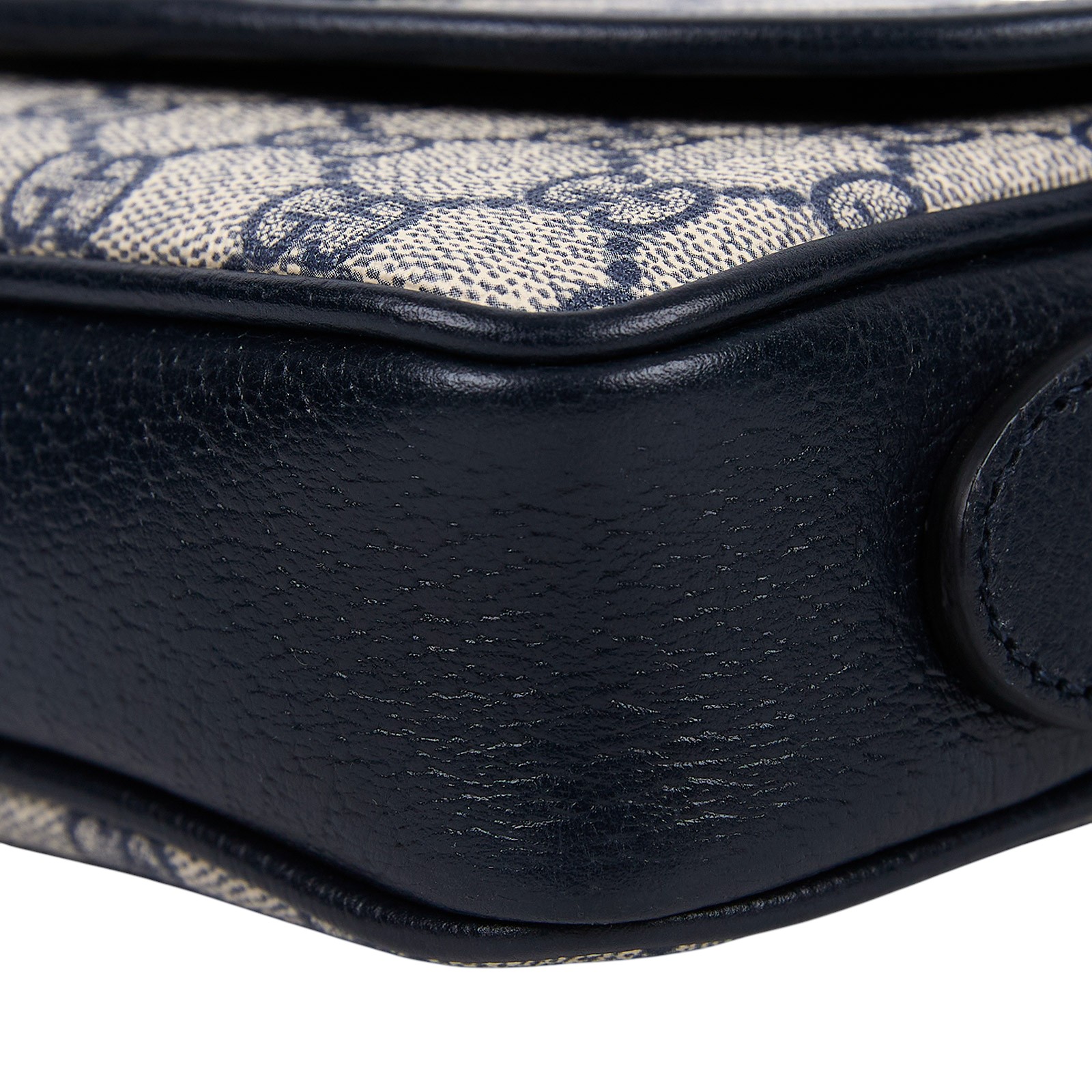 古馳 GUCCI ophidia 拉鍊 迷你 翻蓋包 藍色 772239 FACUK 藍OPHIDIA圓蓋斜背包 原廠盒子/防塵袋