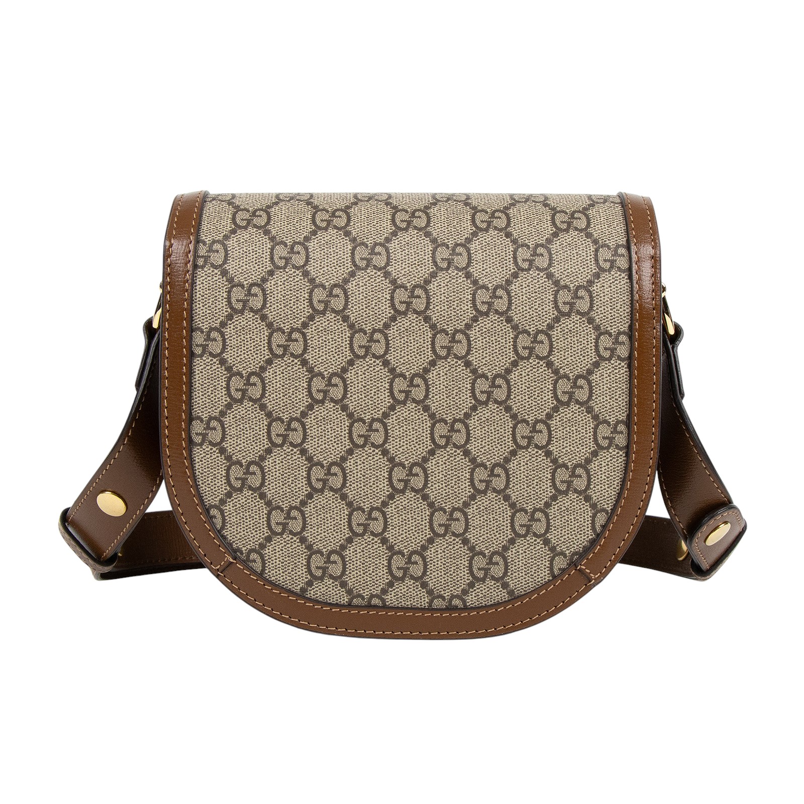 古馳 GUCCI Horsebit 1955 圓形 迷你袋 760191 92TCG 棕1955馬鞍包 防塵袋