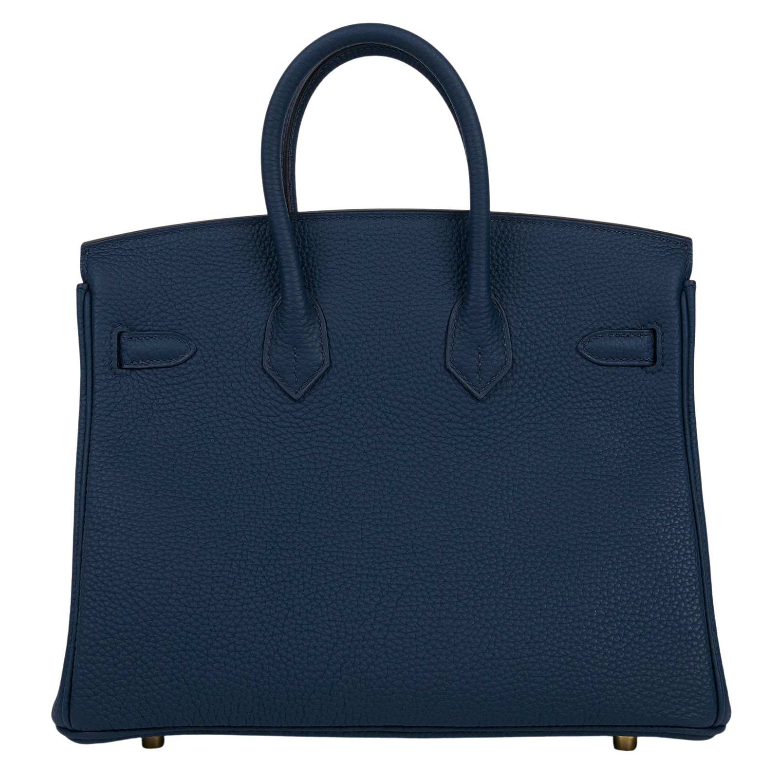 愛馬仕 Hermes Birkin Bag 柏金包 25 Togo 金色五金 普魯士藍 H041344CC7P /W刻  原廠盒子/防塵袋/鎖組