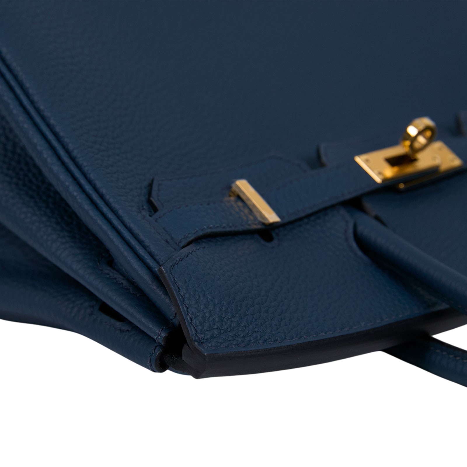 愛馬仕 Hermes Birkin Bag 柏金包 25 Togo 金色五金 普魯士藍 H041344CC7P /W刻  原廠盒子/防塵袋/鎖組