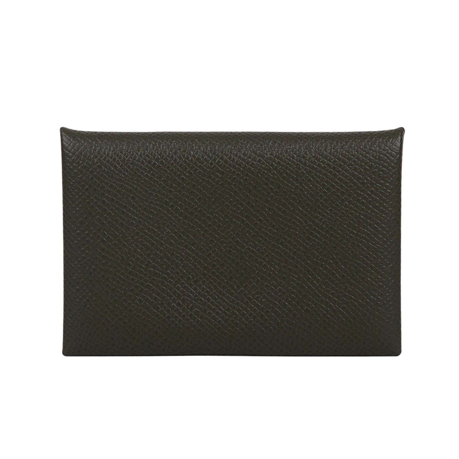 愛馬仕 Hermes Calvi 卡包 CAL Z刻 深綠CALVI 原廠盒子