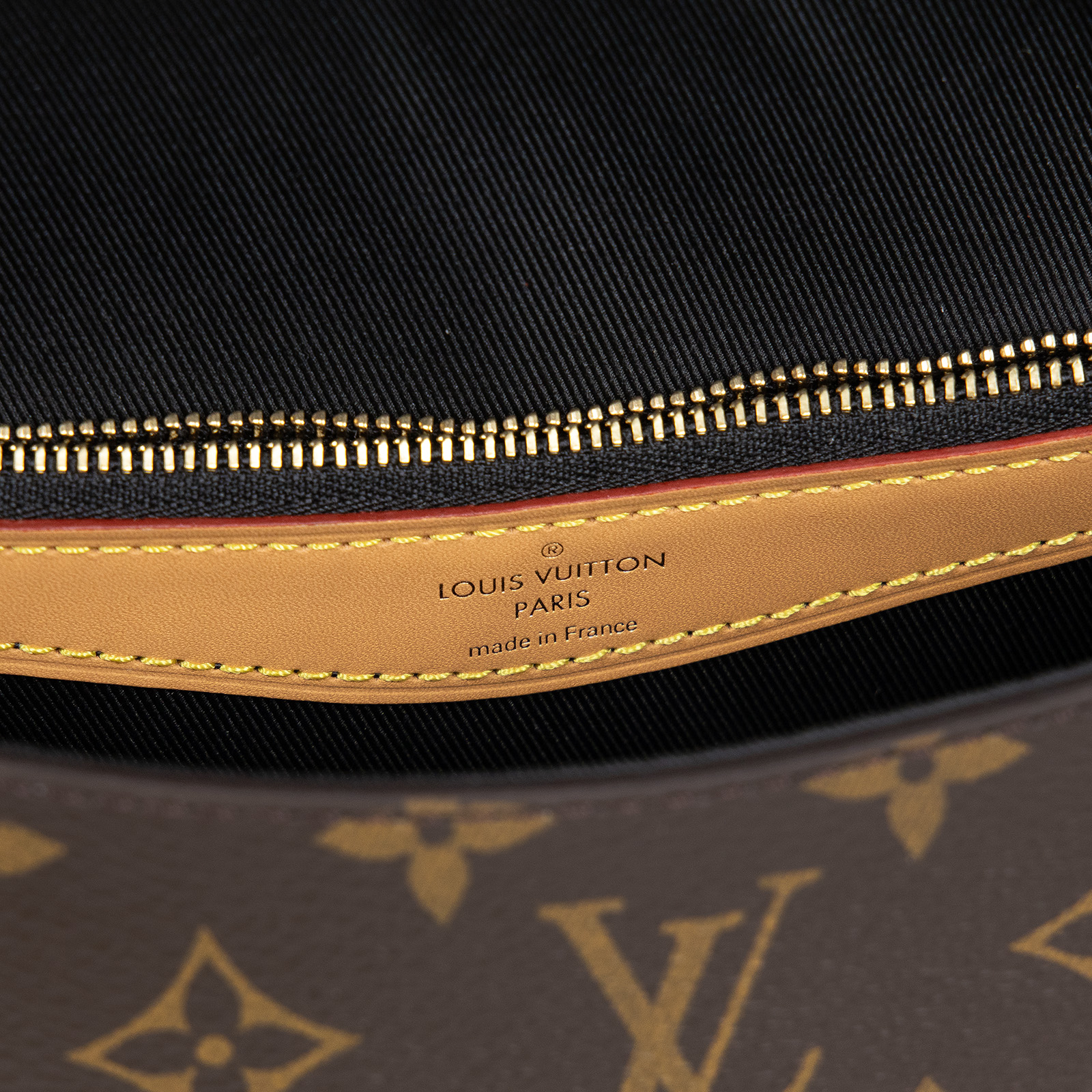 路易威登 LOUIS VUITTON Diane 腋下包法棍 單肩背包 經典帆布 M45985 晶片款 棕原花DIANE法棍包　スト欠品 背帶