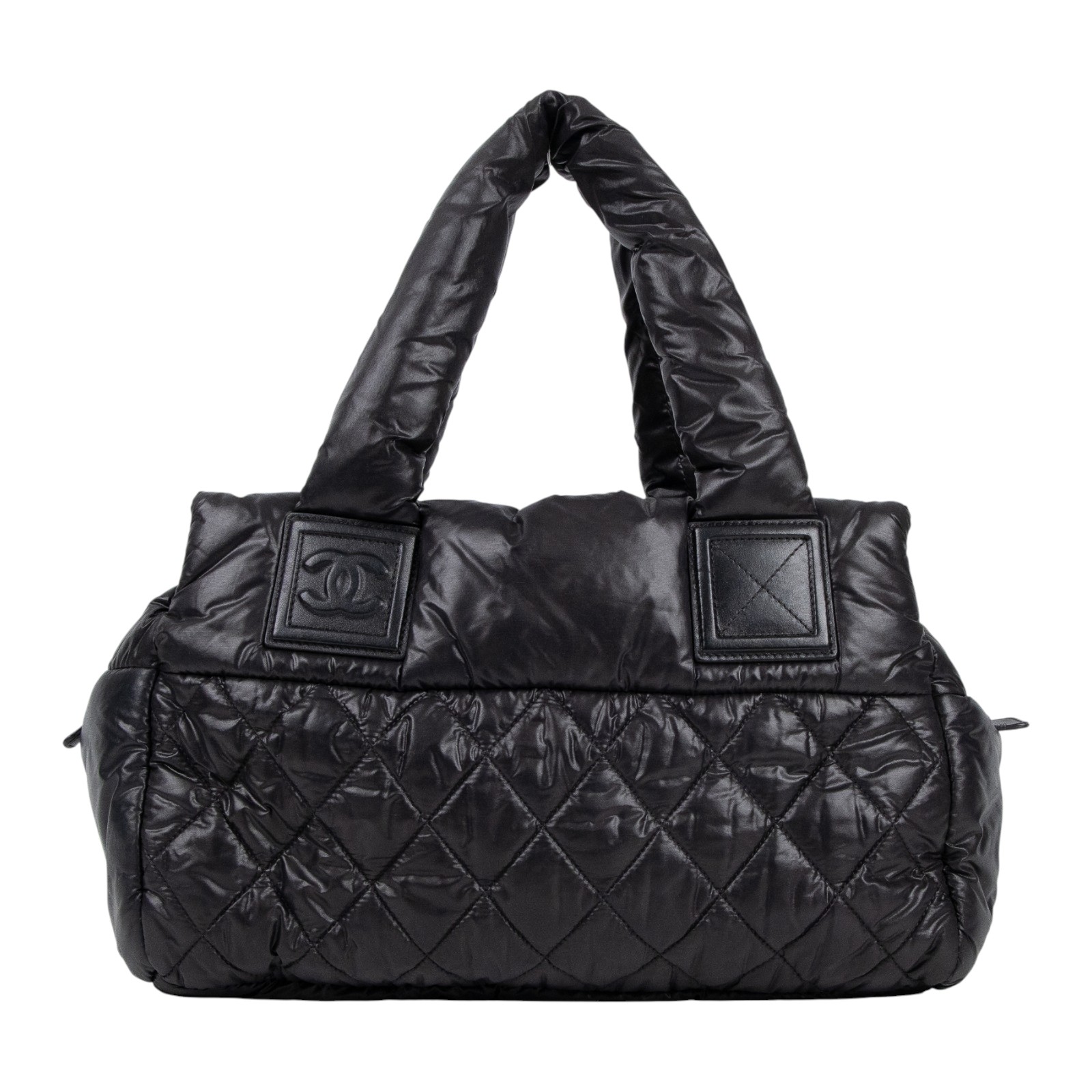 香奈兒 CHANEL Coco Cocoon 尼龍 手提 空氣包  16開黑COCO COCOON 保證卡