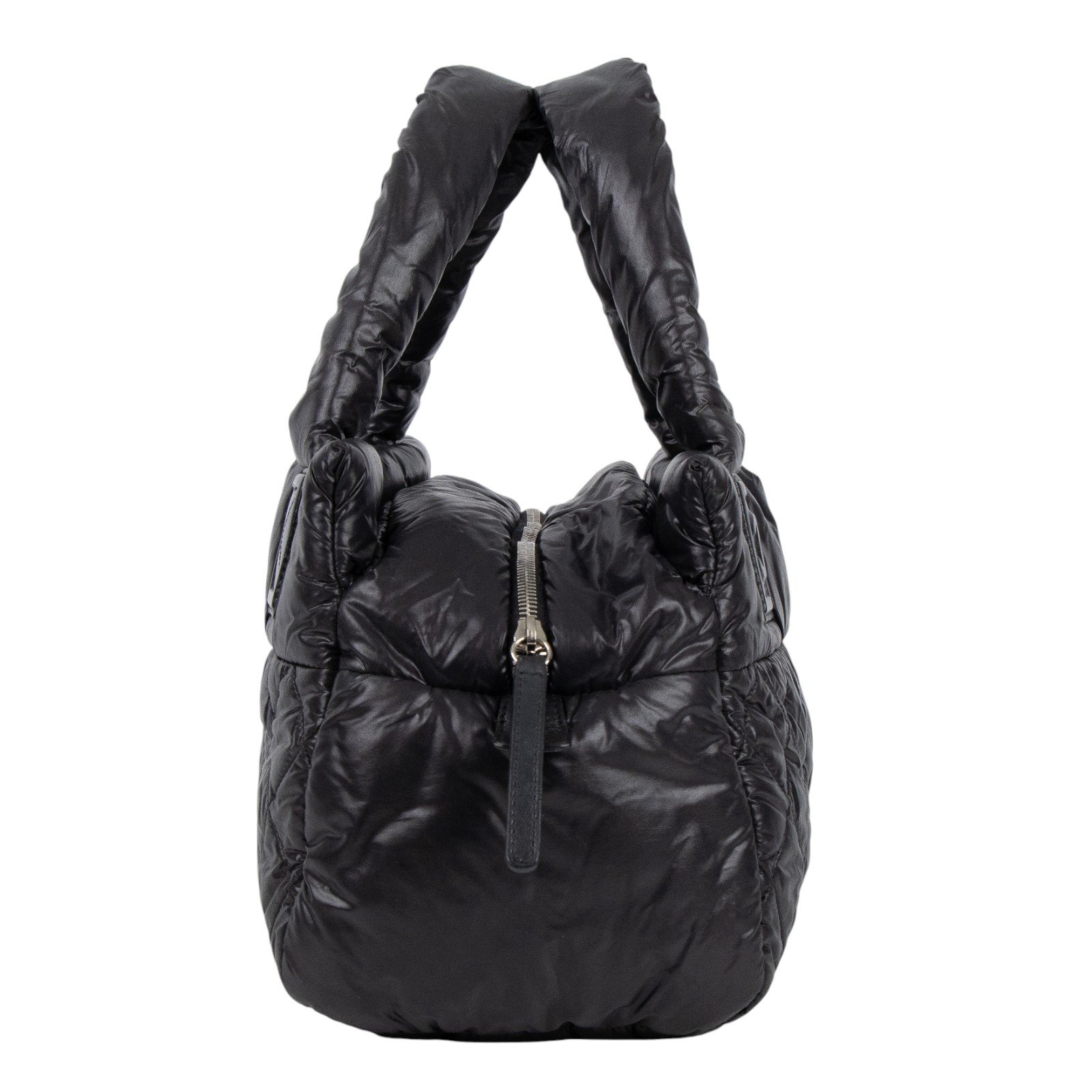 香奈兒 CHANEL Coco Cocoon 尼龍 手提 空氣包  16開黑COCO COCOON 保證卡