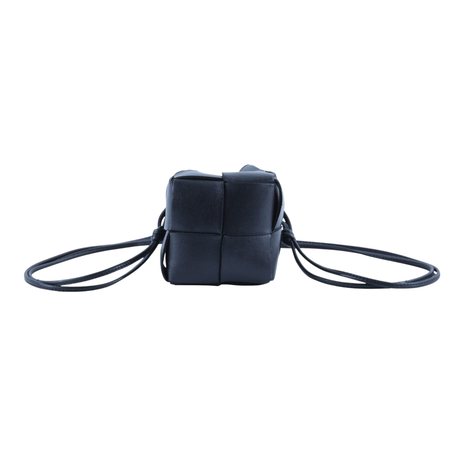 寶緹嘉 BOTTEGA VENETA Cassette 編織 迷你 水桶包 680217 黑CASSETTE MINI水桶包 無附屬品