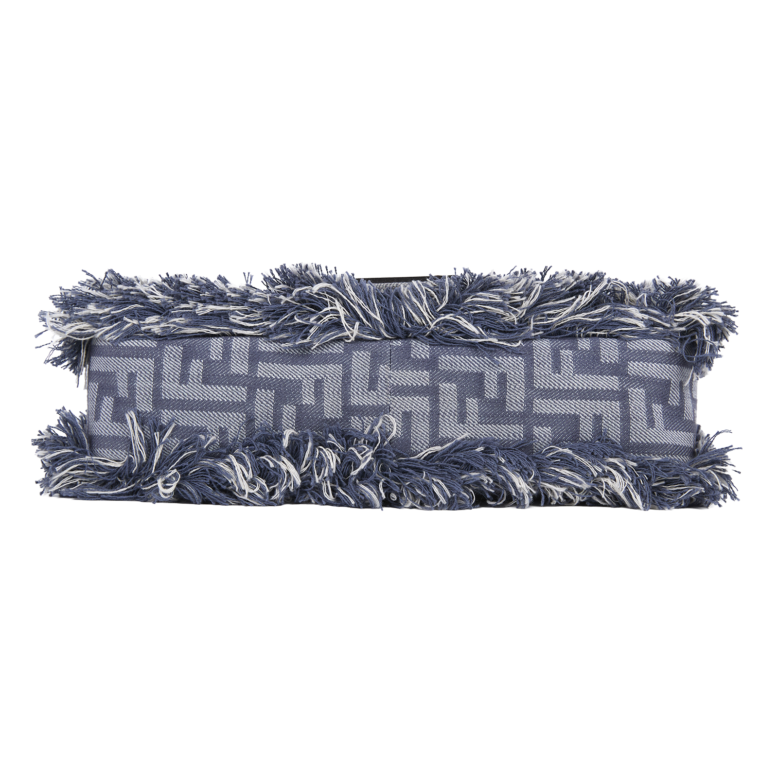 芬迪 FENDI Baguette 手提包 藍色丹寧效果 FF提花 8BR600AUT4 丹寧FF BAGUETTE法棍包 原廠盒子/防塵袋/背帶/購買證明