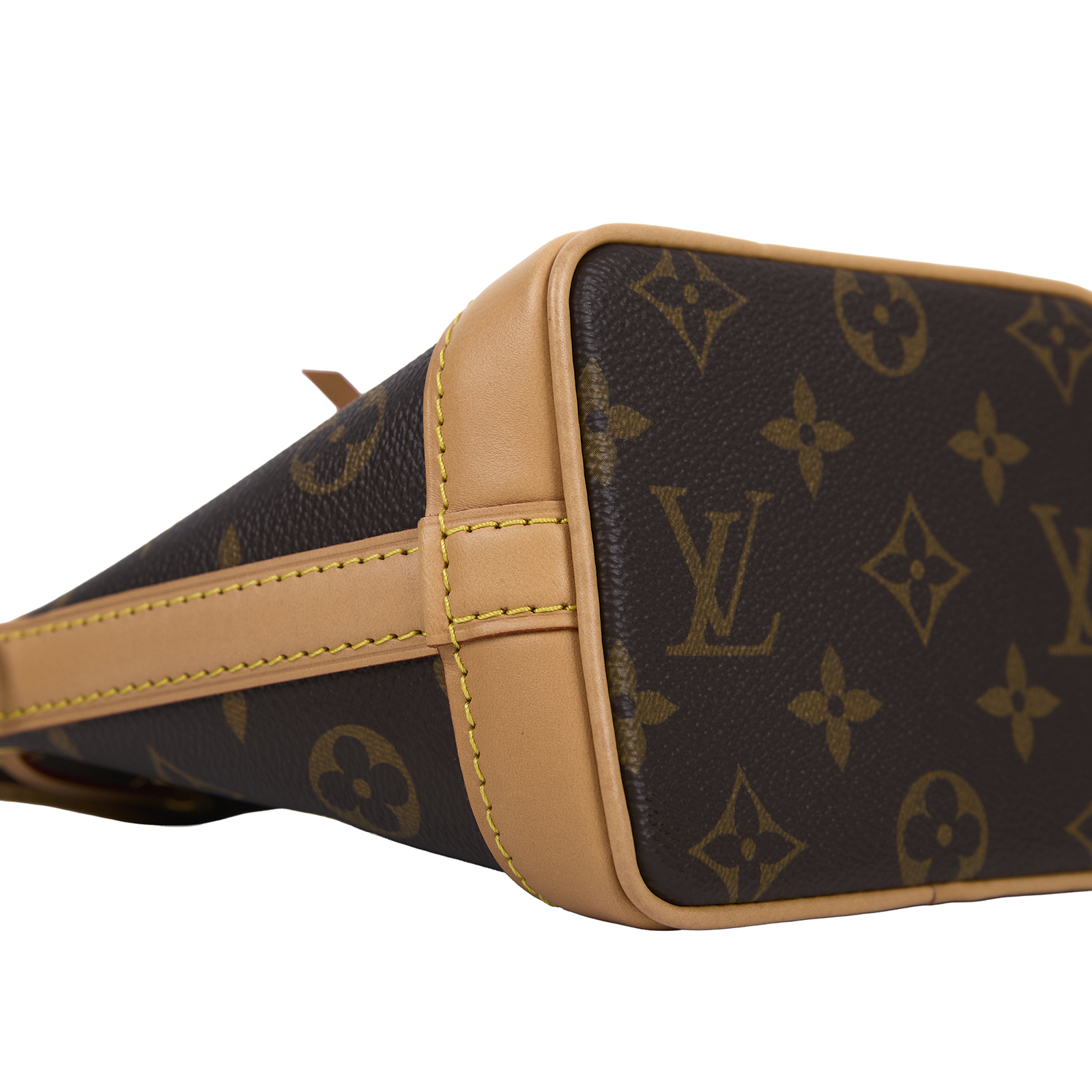 路易威登 LOUIS VUITTON Nano Noé 原花 束口水桶包 M81266 晶片款 原花NANO NOE 無附屬品