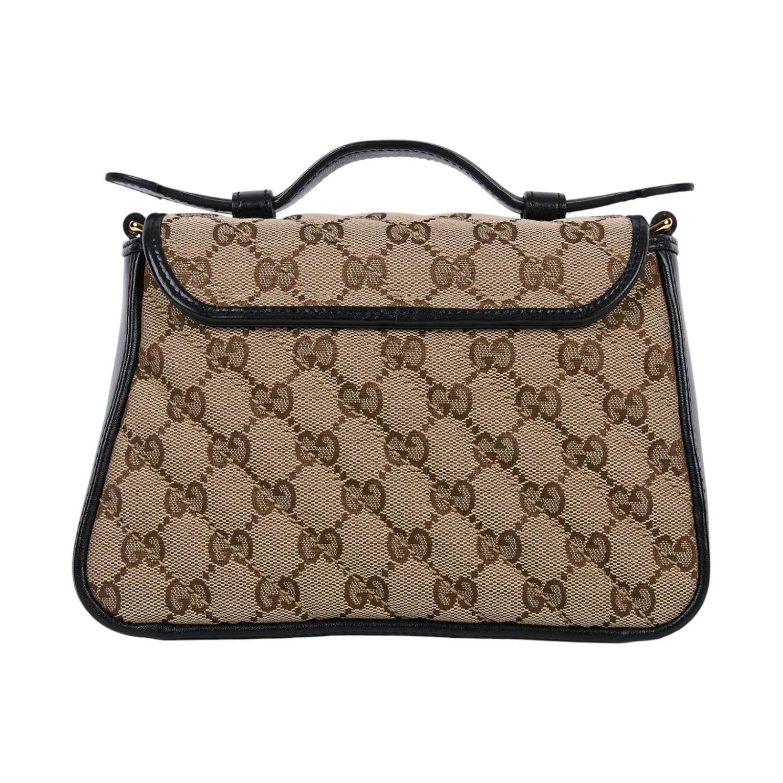 古馳 GUCCI GG Marmont 斜背 手提包 583571 HEKVG 棕帆布MARMONT HANDLE 原廠盒子