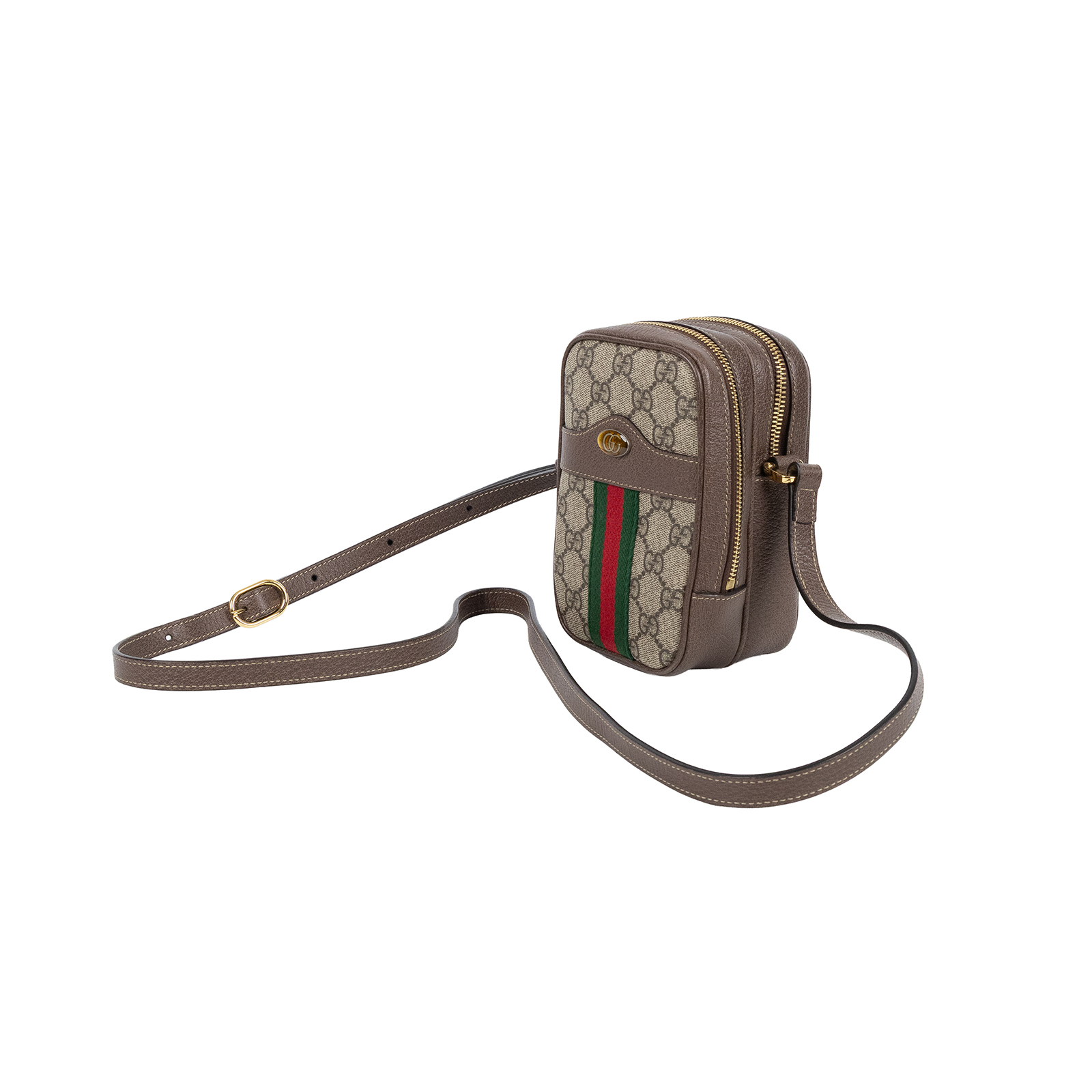 古馳 GUCCI Ophidia GG 小型 肩揹袋 546595 96IWS 棕色OPHIDIA相機包 防塵袋