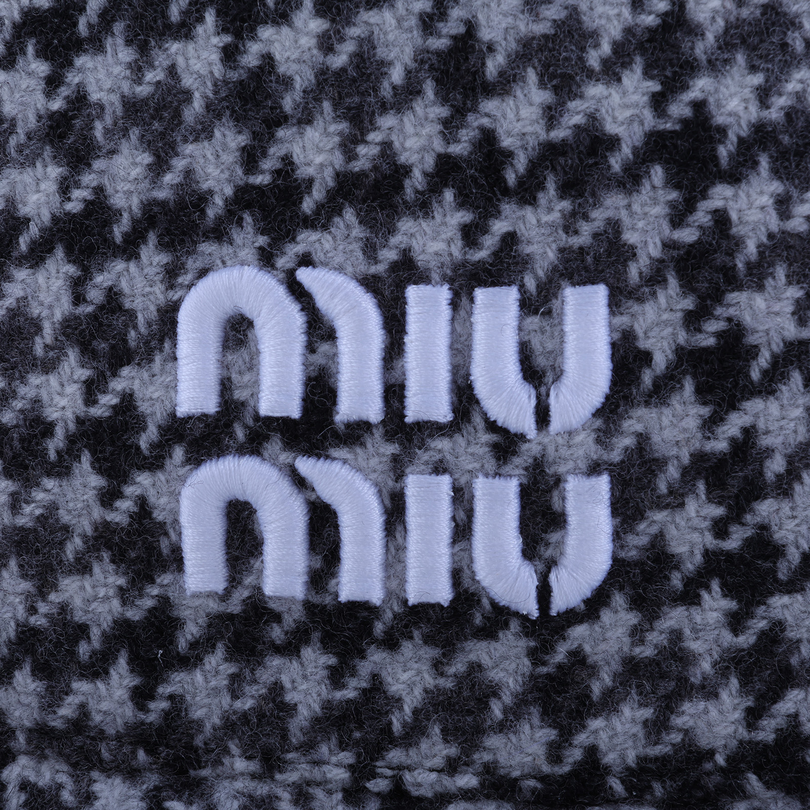 繆繆 MIU MIU 水桶帽 5HC196_2F87_M 千鳥格漁夫帽 #M 無附屬品