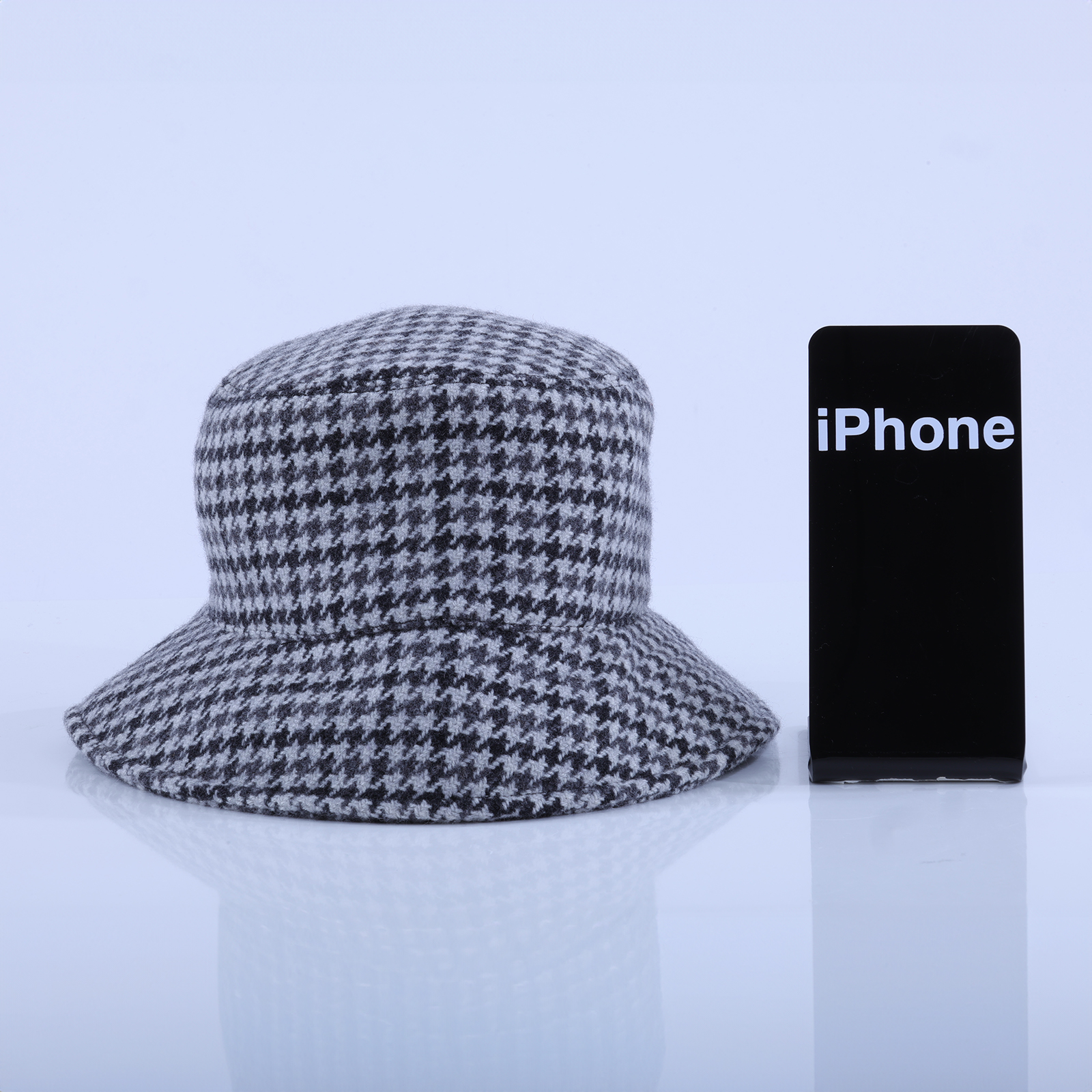 繆繆 MIU MIU 水桶帽 5HC196_2F87_M 千鳥格漁夫帽 #M 無附屬品