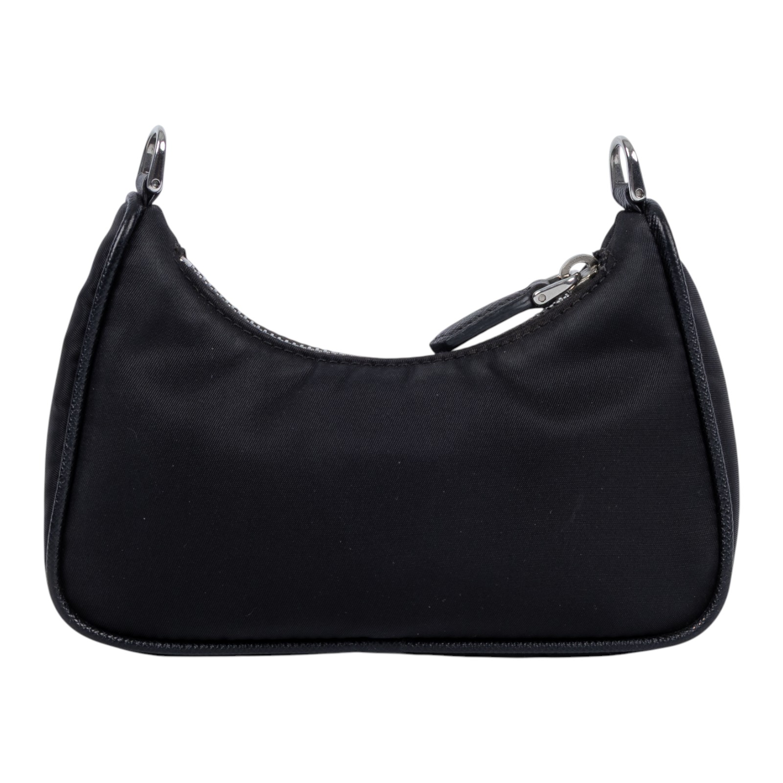 普拉達 PRADA Mini Hobo 腋下包 1TT122_064 黑mini三合一鏈條包 原廠盒子/保證卡/背帶2