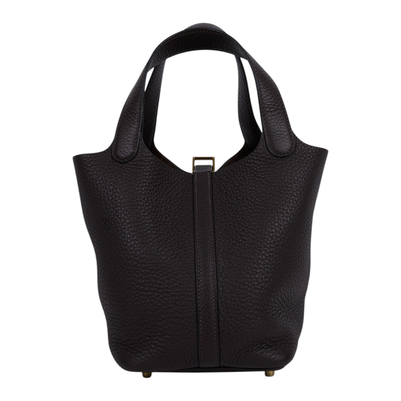 愛馬仕 Hermes Picotin Lock 18 菜籃子包 金色五金 黑檀木色 H056289CC39 /BMM003AF  原廠盒子/防塵袋/購買證明/鎖組