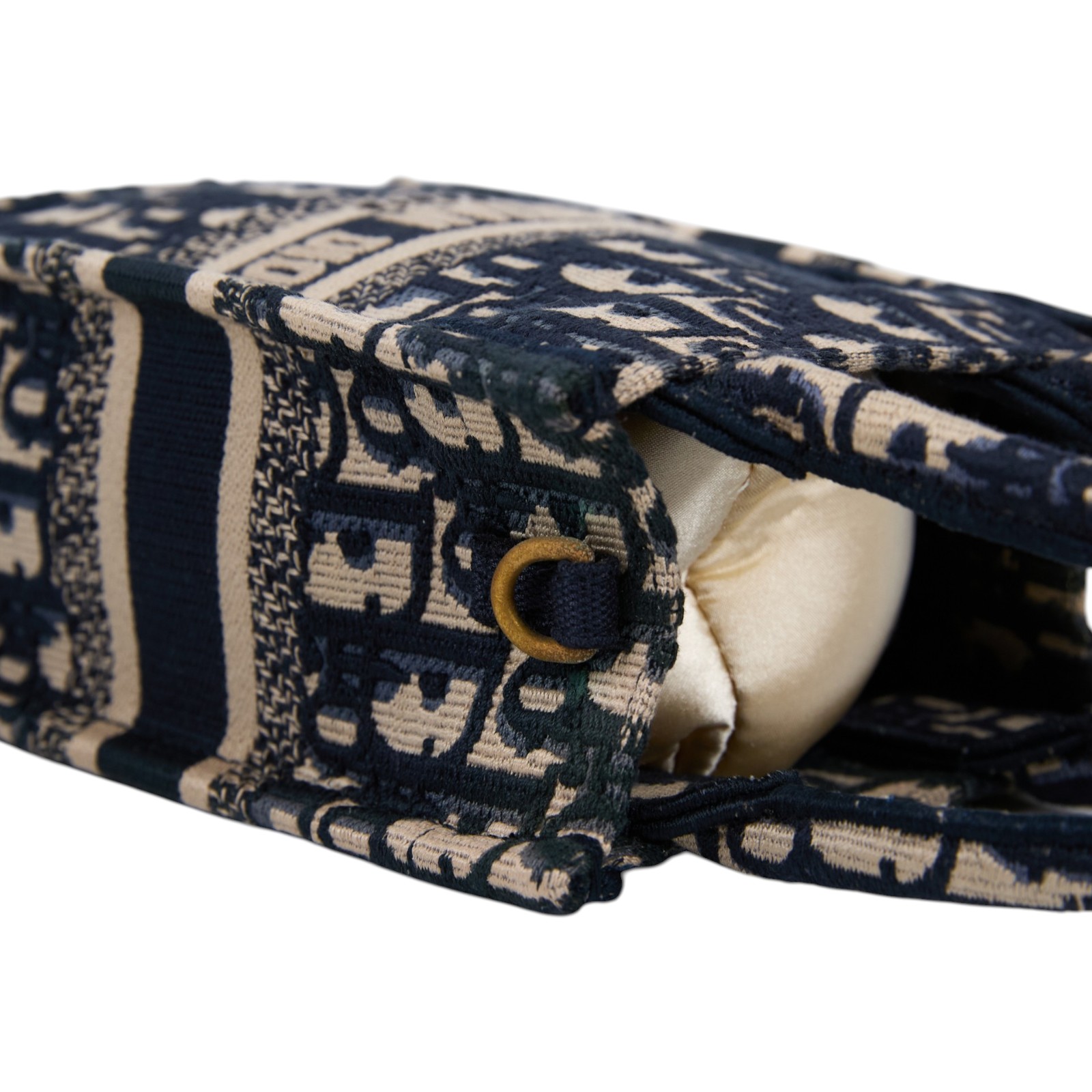 迪奧 CHRISTIAN DIOR Book Tote 迷你 直向 肩背 托特包 S5555CRIW 藍緹花帆布直立BOOK TOTE MINI 防塵袋