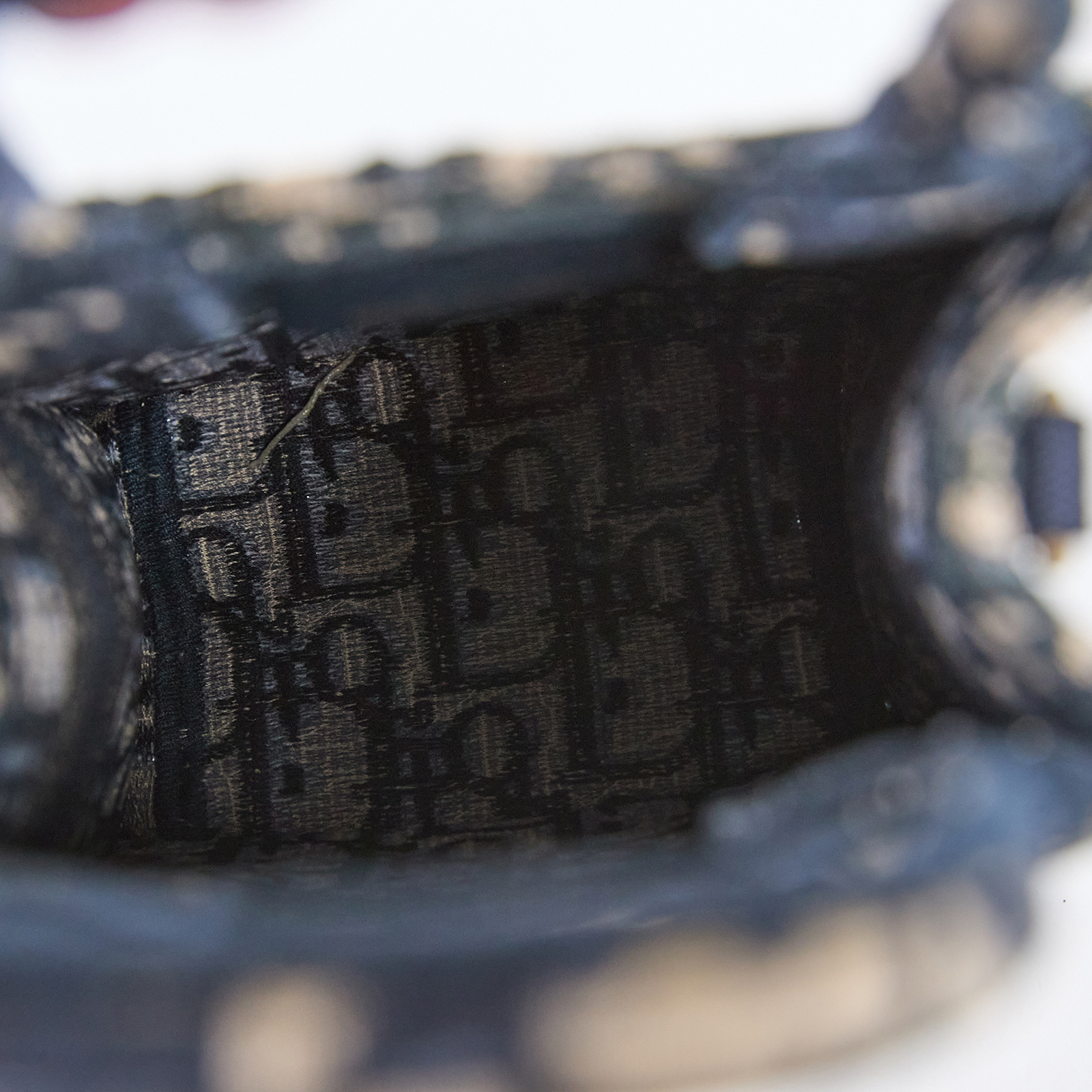 迪奧 CHRISTIAN DIOR Book Tote 迷你 直向 肩背 托特包 S5555CRIW 藍緹花帆布直立BOOK TOTE MINI 防塵袋