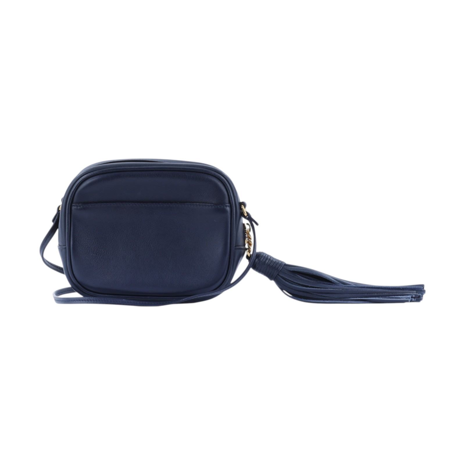 聖羅蘭 YSL SAINT LAURENT Blogger 斜挎包 425317BJ58J  深藍色 LOU流蘇相機包 無附屬品