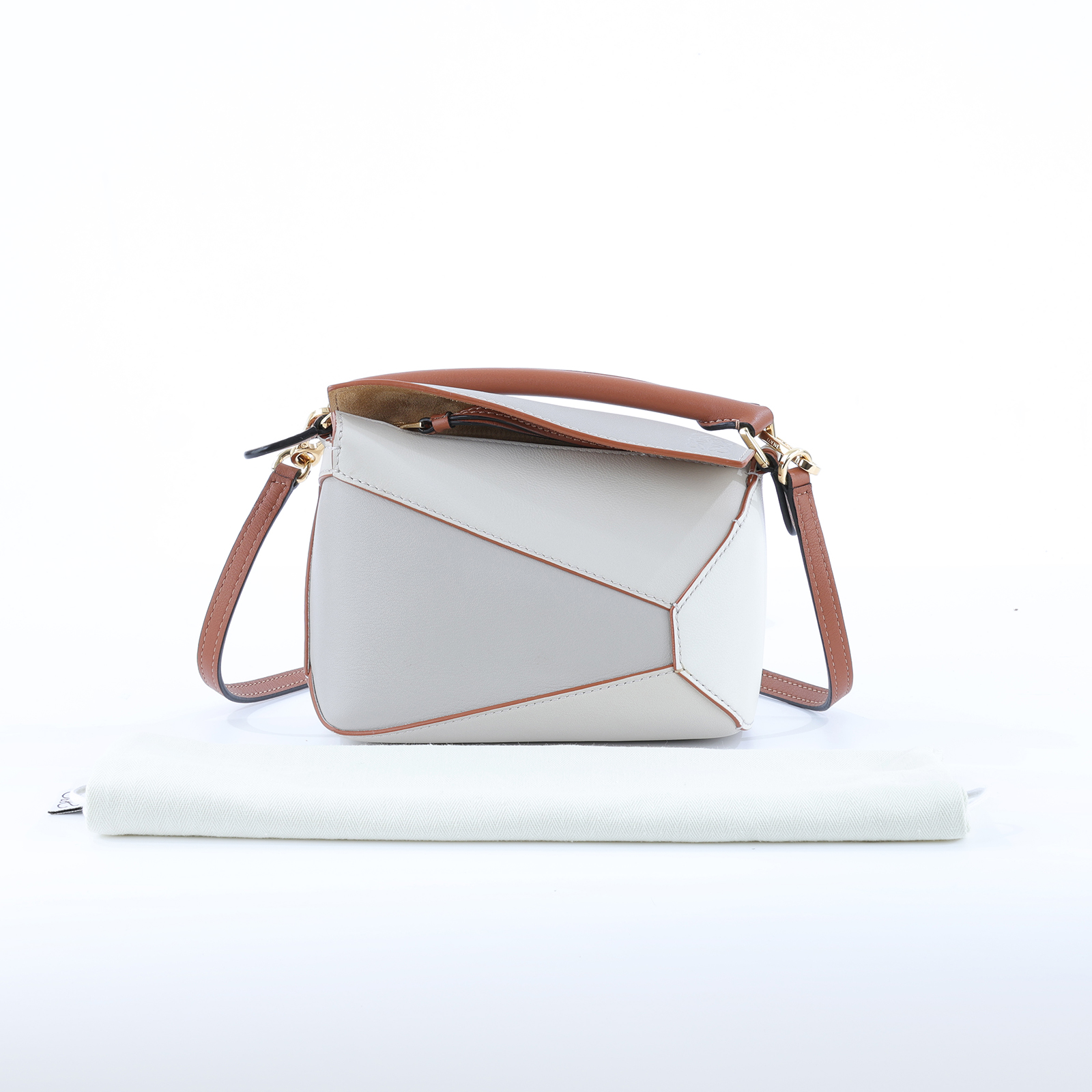 羅意威 LOEWE Puzzle Edge 包款 迷你 A510P88X05 拚色PUZZLE EDGE MINI 防塵袋