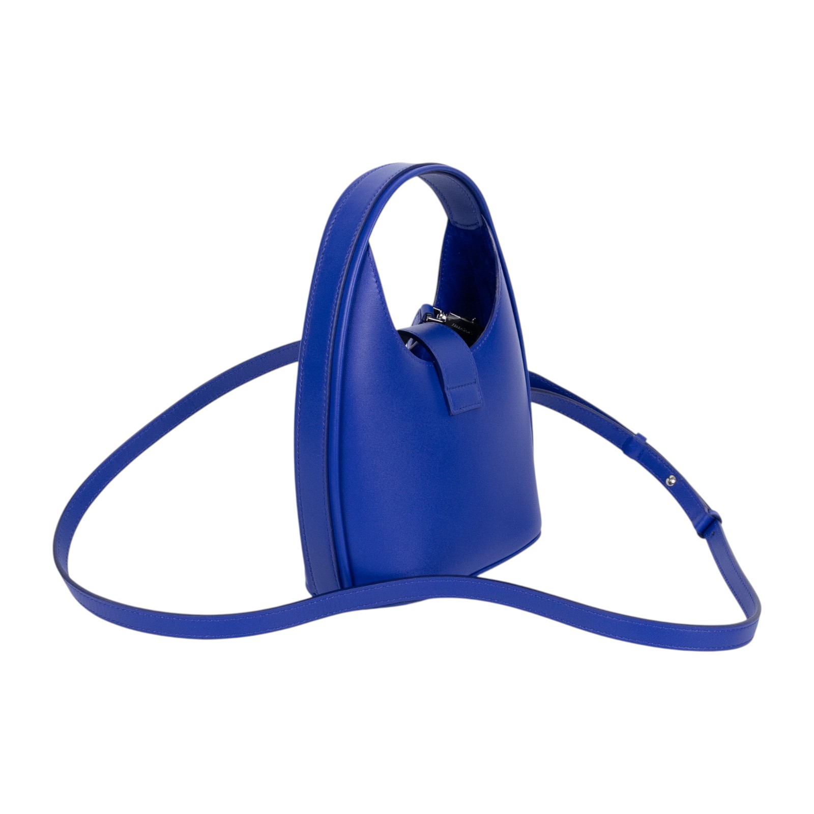 菲拉格慕 SALVATORE FERRAGAMO Gancini 扣飾 手提包 迷你  藍 S.HOBO MINI 防塵袋