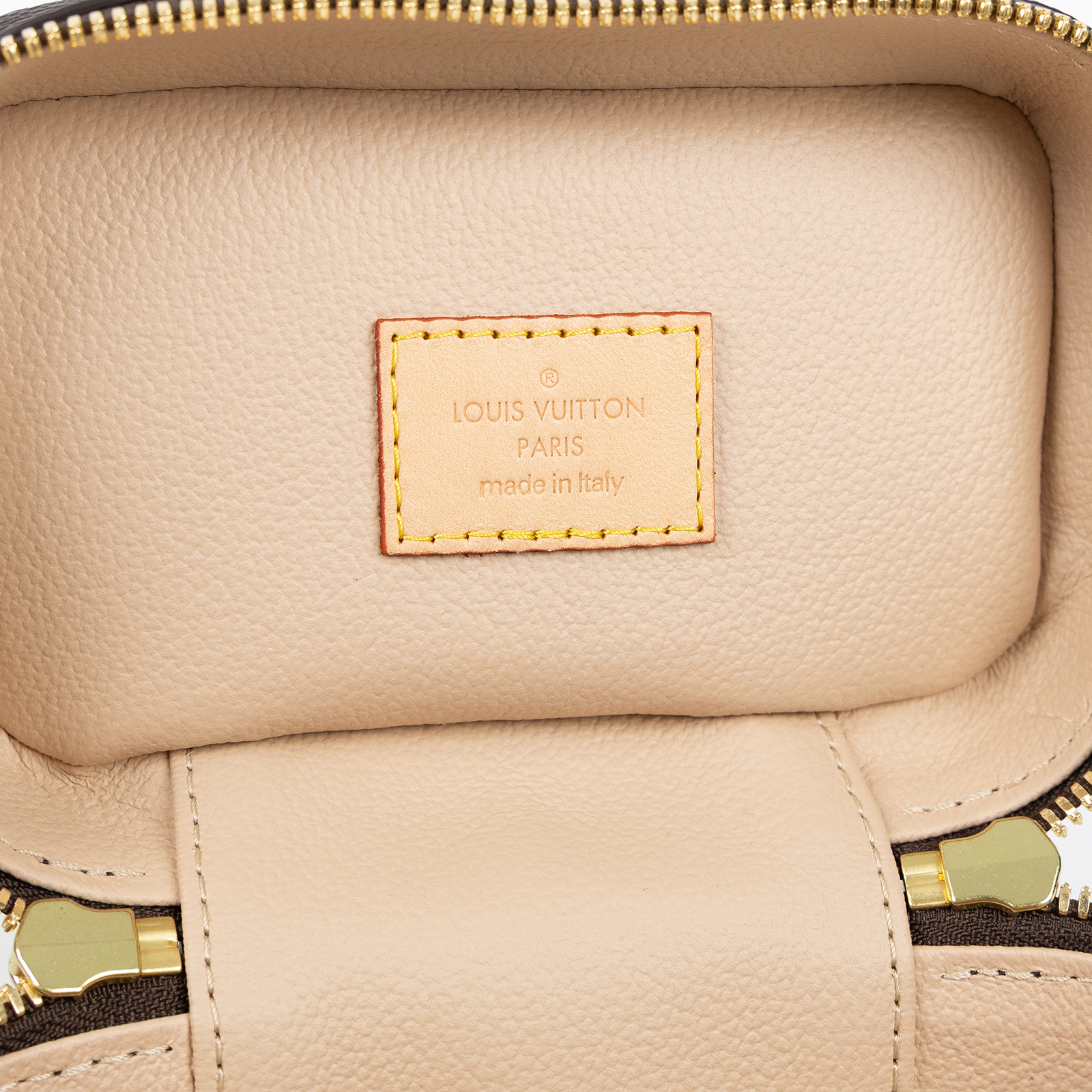 路易威登 LOUIS VUITTON Nice Nano 經典帆布 梳洗袋 化妝箱 M44936 晶片款 原花NICE NANO 防塵袋