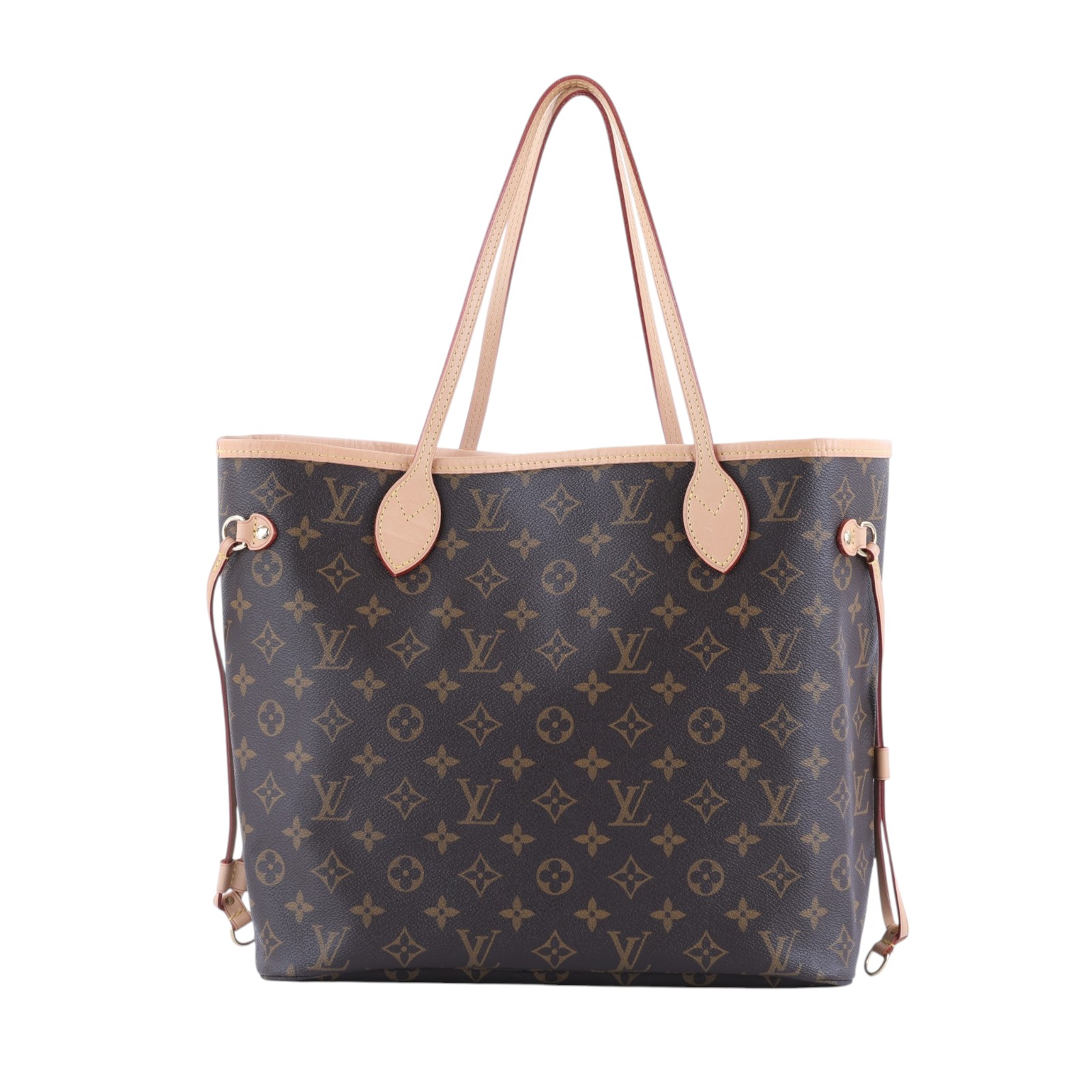 路易威登 LOUIS VUITTON Neverfull MM  經典帆布 肩背 購物袋 櫻桃紅內襯 M46987 原花NEVERFULL MM 防塵袋/小包