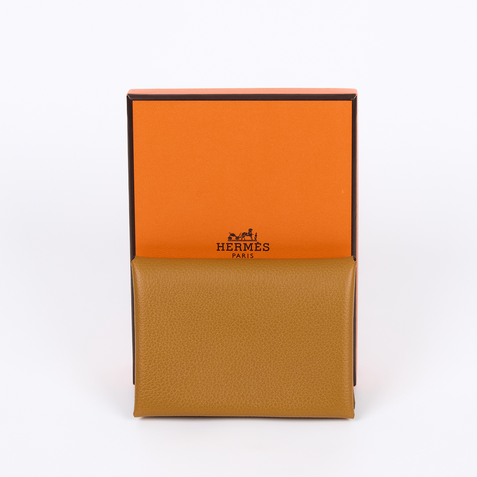 愛馬仕 Hermes Calvi Duo 卡包 CALD BMZ009CU B刻餅乾色CALVI DUO 原廠盒子