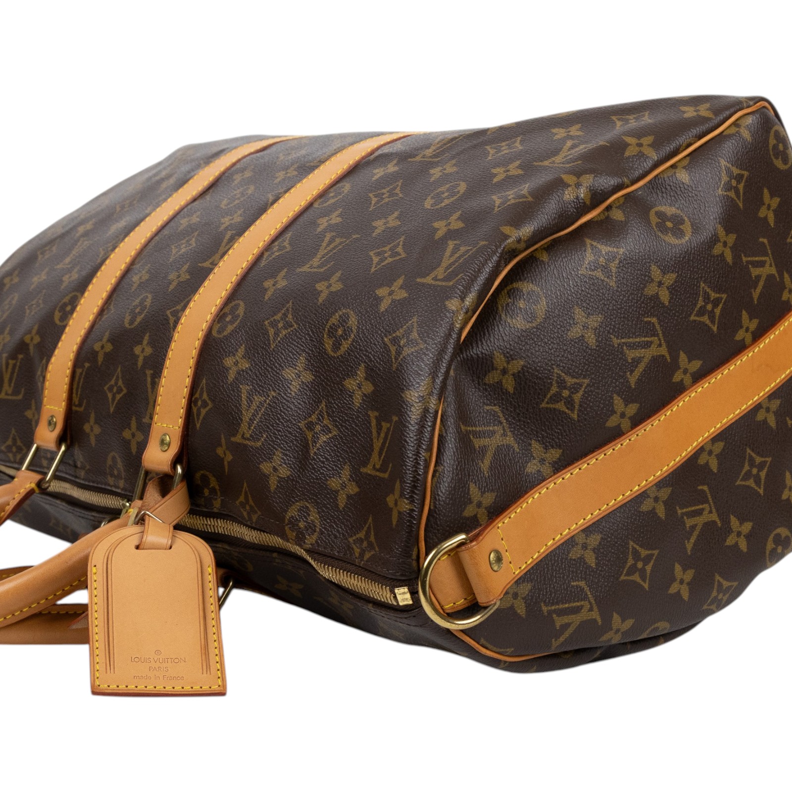 路易威登 LOUIS VUITTON Keepall Bandoulière 45 Monogram經典帆布 波士頓包  旅行袋 M41418  防塵袋/背帶(缺鑰匙)