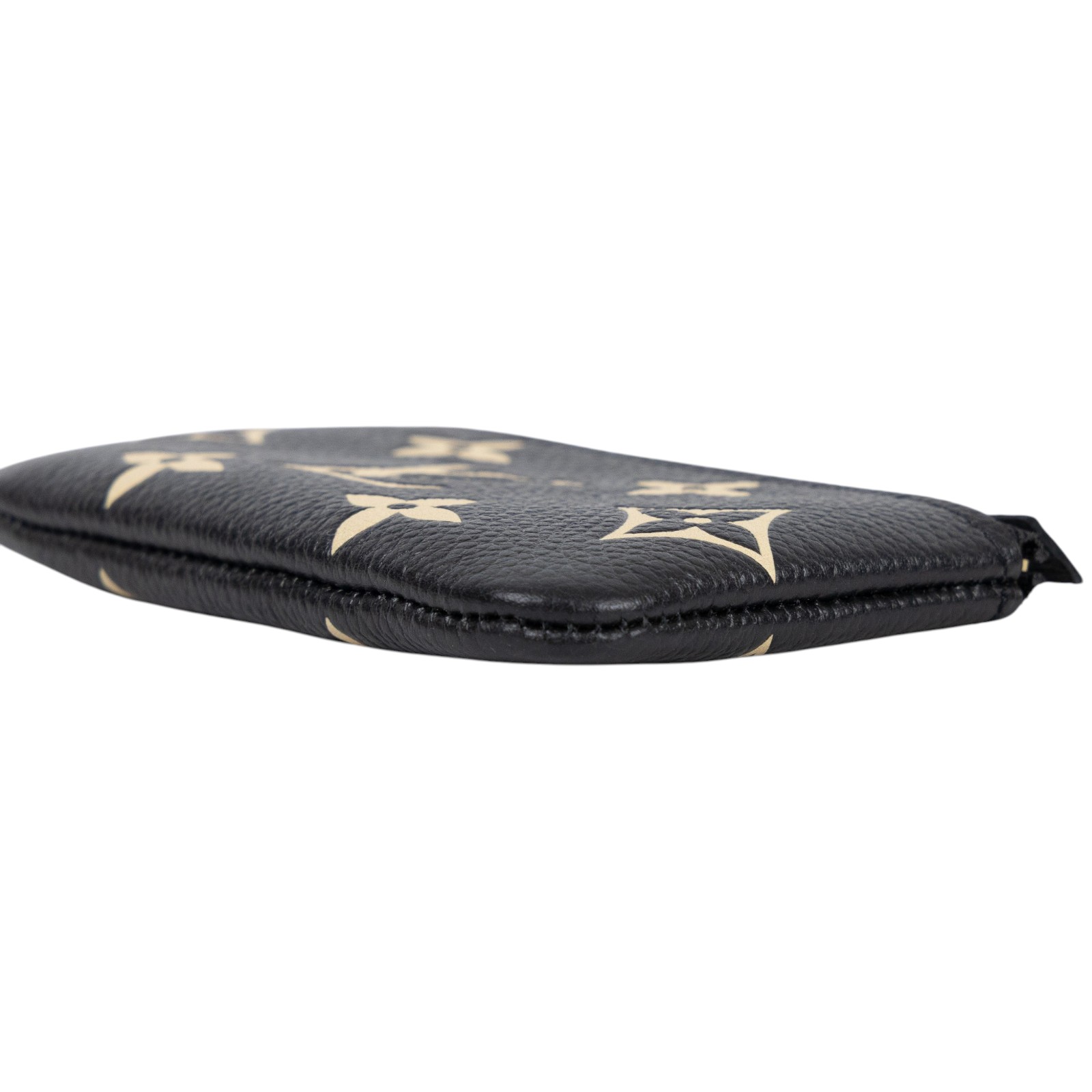 路易威登 LOUIS VUITTON 鑰匙零錢包 吊飾 黑色 米白色 M80885 黑色鑰匙零錢包 原廠盒子/防塵袋