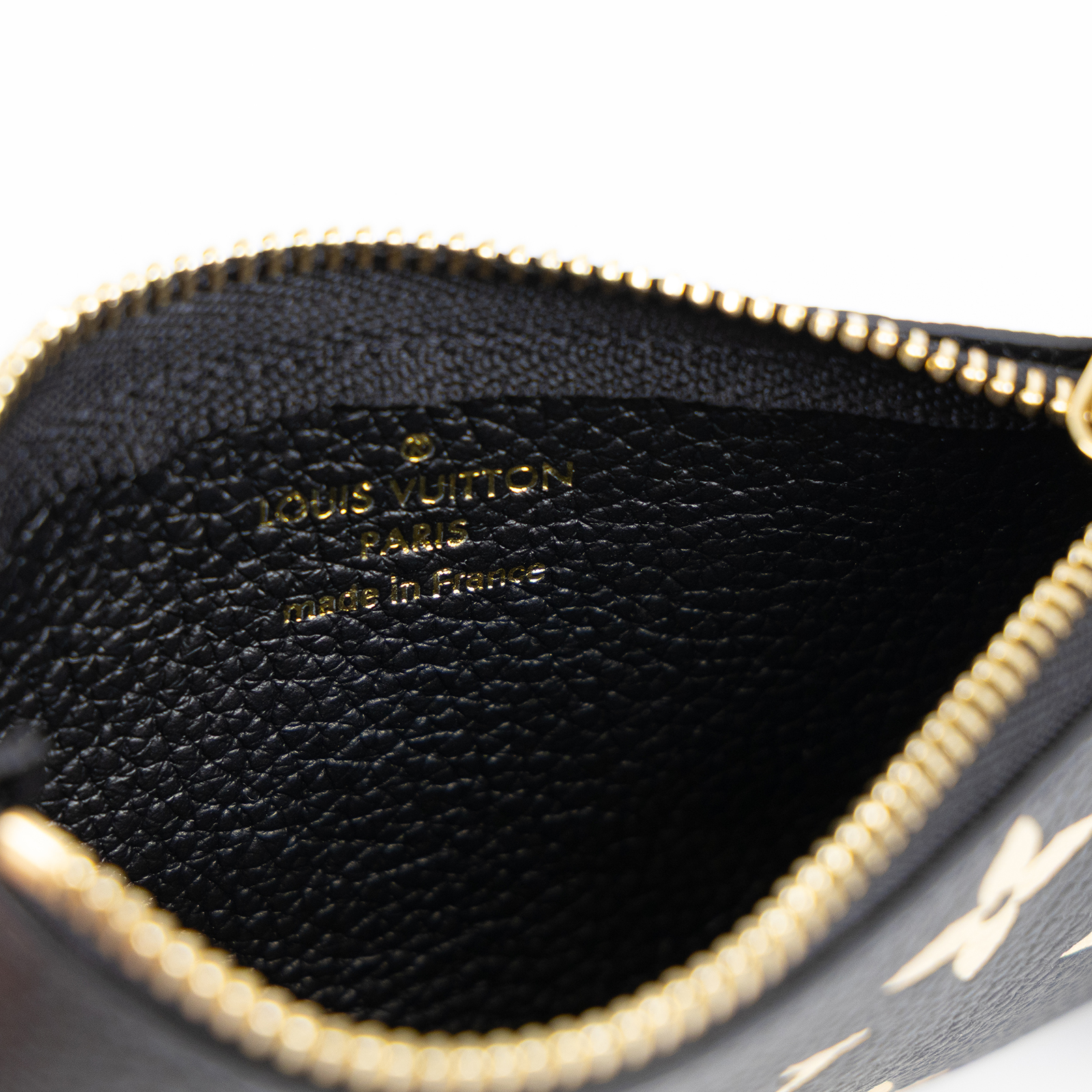 路易威登 LOUIS VUITTON 鑰匙零錢包 吊飾 黑色 米白色 M80885 黑色鑰匙零錢包 原廠盒子/防塵袋