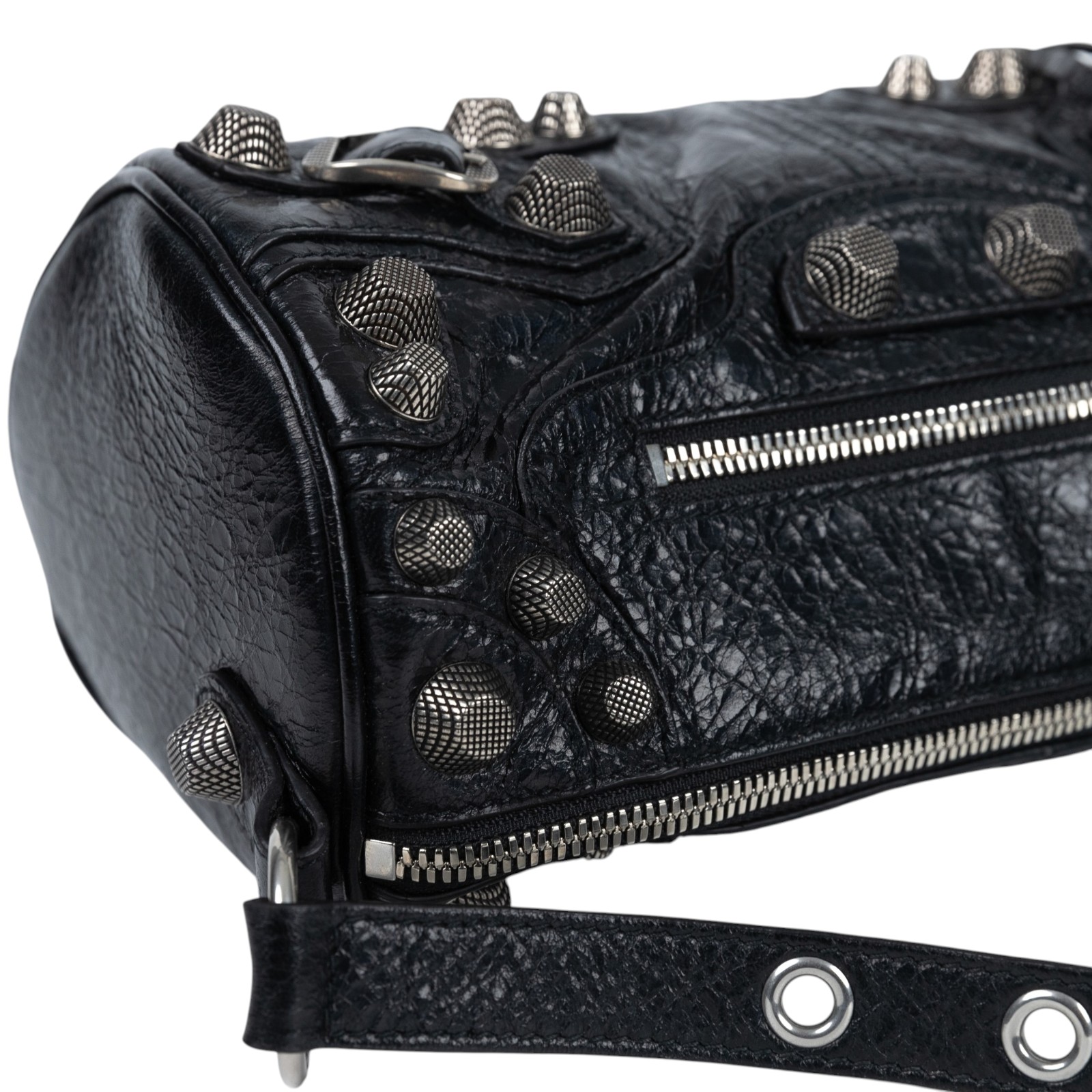 巴黎世家 BALENCIAGA Le cagole 圓筒包 771716210KR 黑仿舊Le Cagole圓筒包 防塵袋