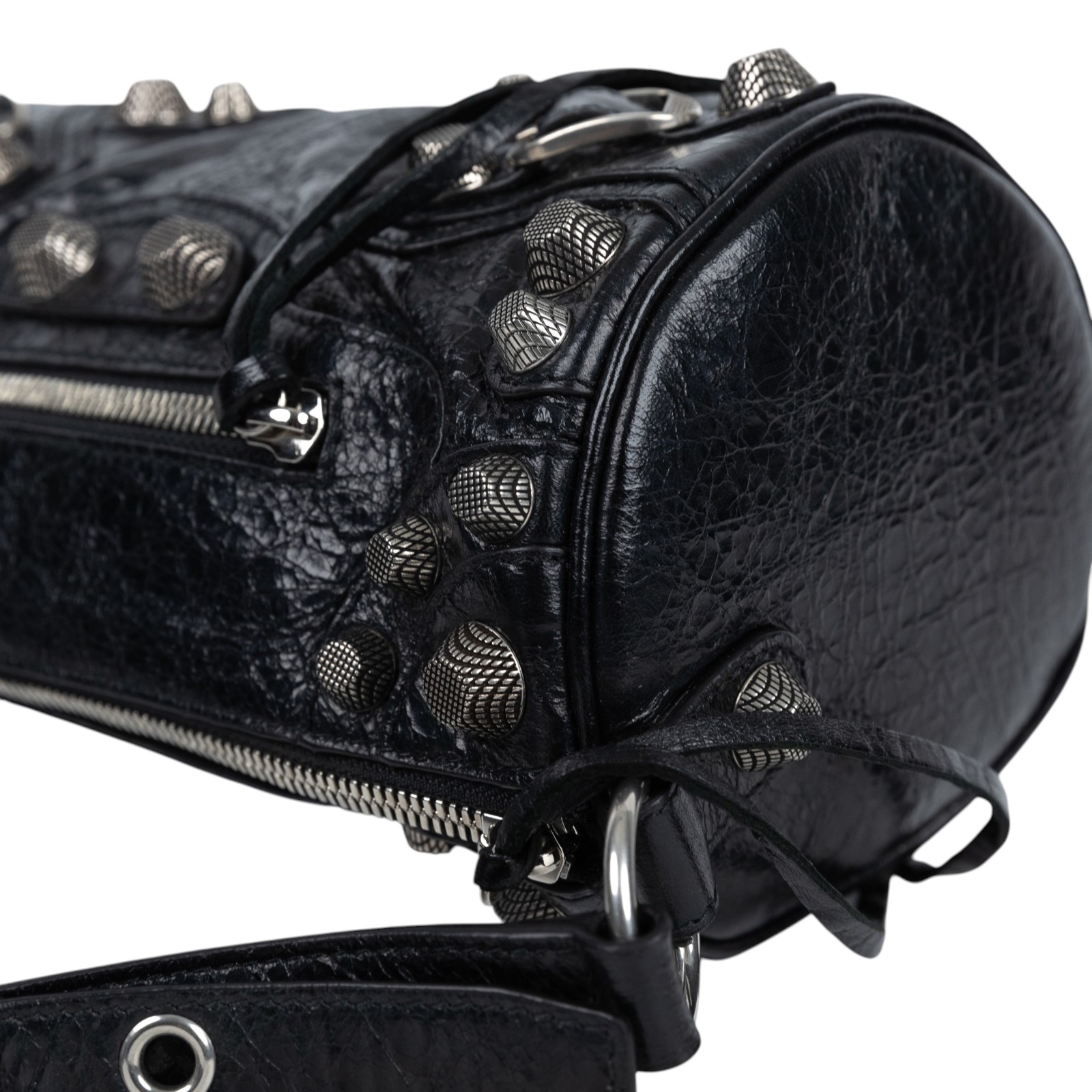 巴黎世家 BALENCIAGA Le cagole 圓筒包 771716210KR 黑仿舊Le Cagole圓筒包 防塵袋