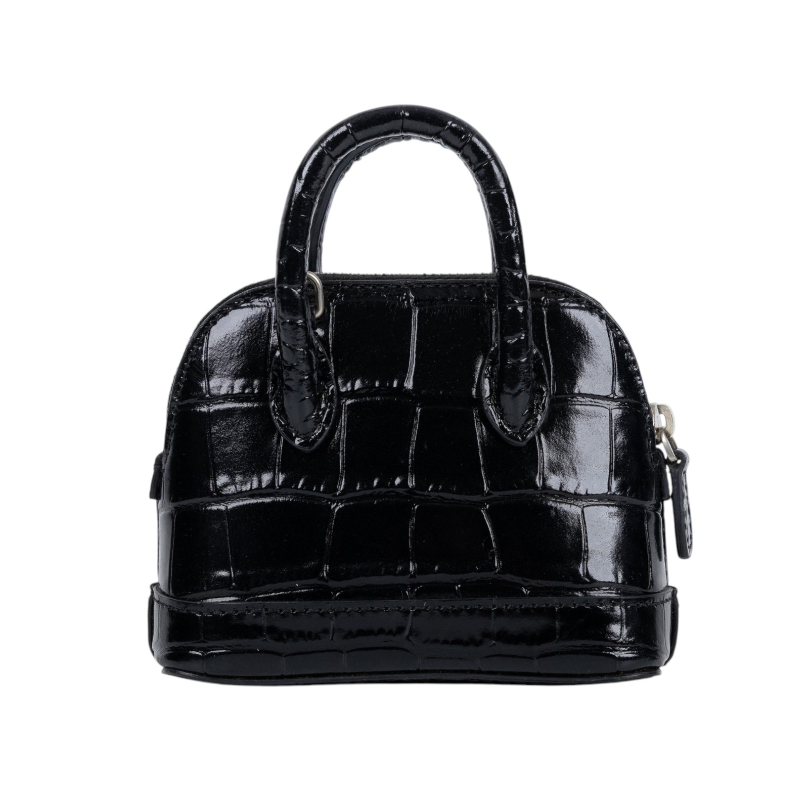 巴黎世家 BALENCIAGA Xxs Ville Top Handle 肩背 手提包 639766 黑兩用貝殼包 背帶