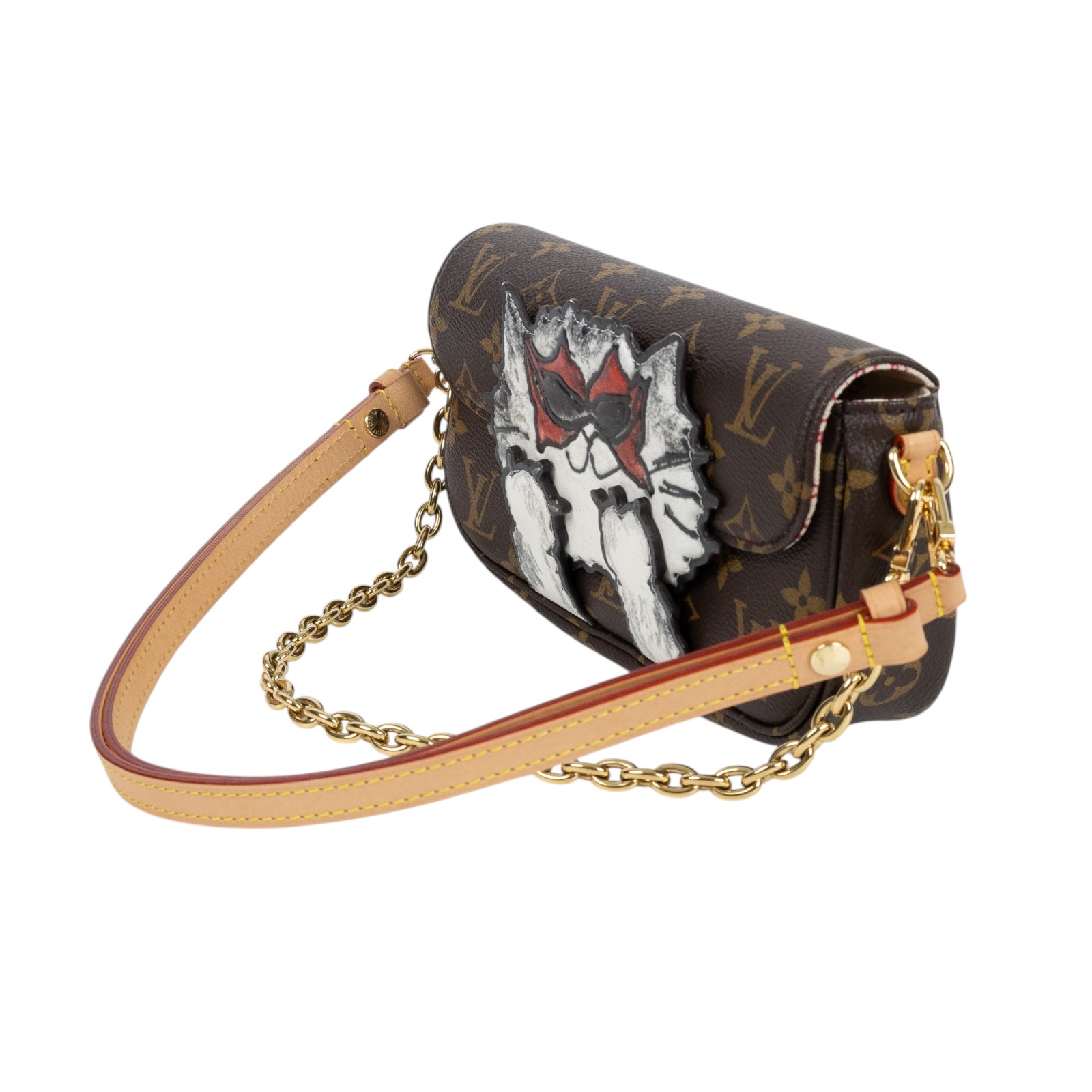 路易威登 LOUIS VUITTON Wallet on Chain 肩背包 手拿包 M15148 晶片款  背帶/鍊帶