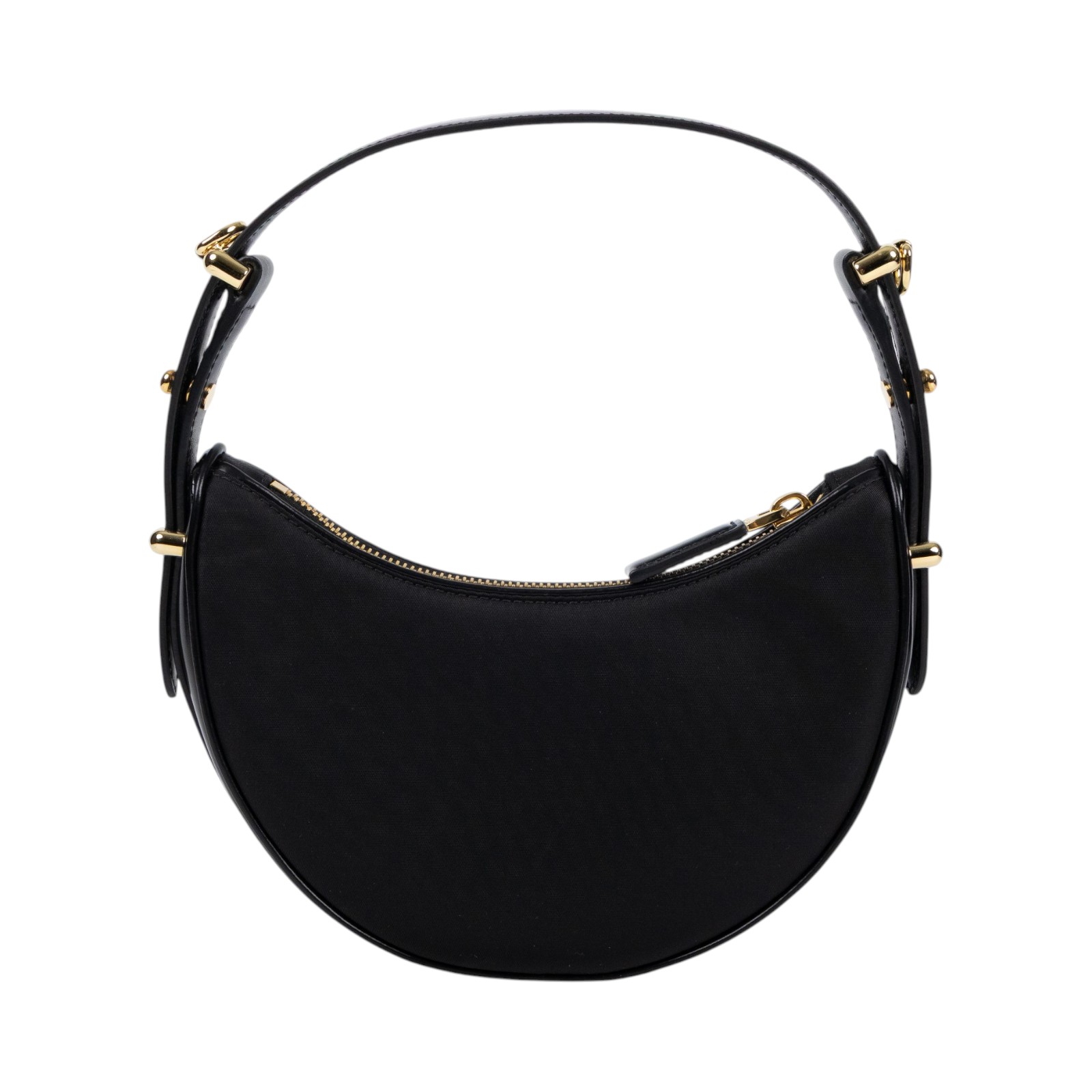 普拉達 PRADA Arque 皮革肩背袋 小型 1BL194_Nylon 黑尼龍小號Arque 防塵袋/背帶