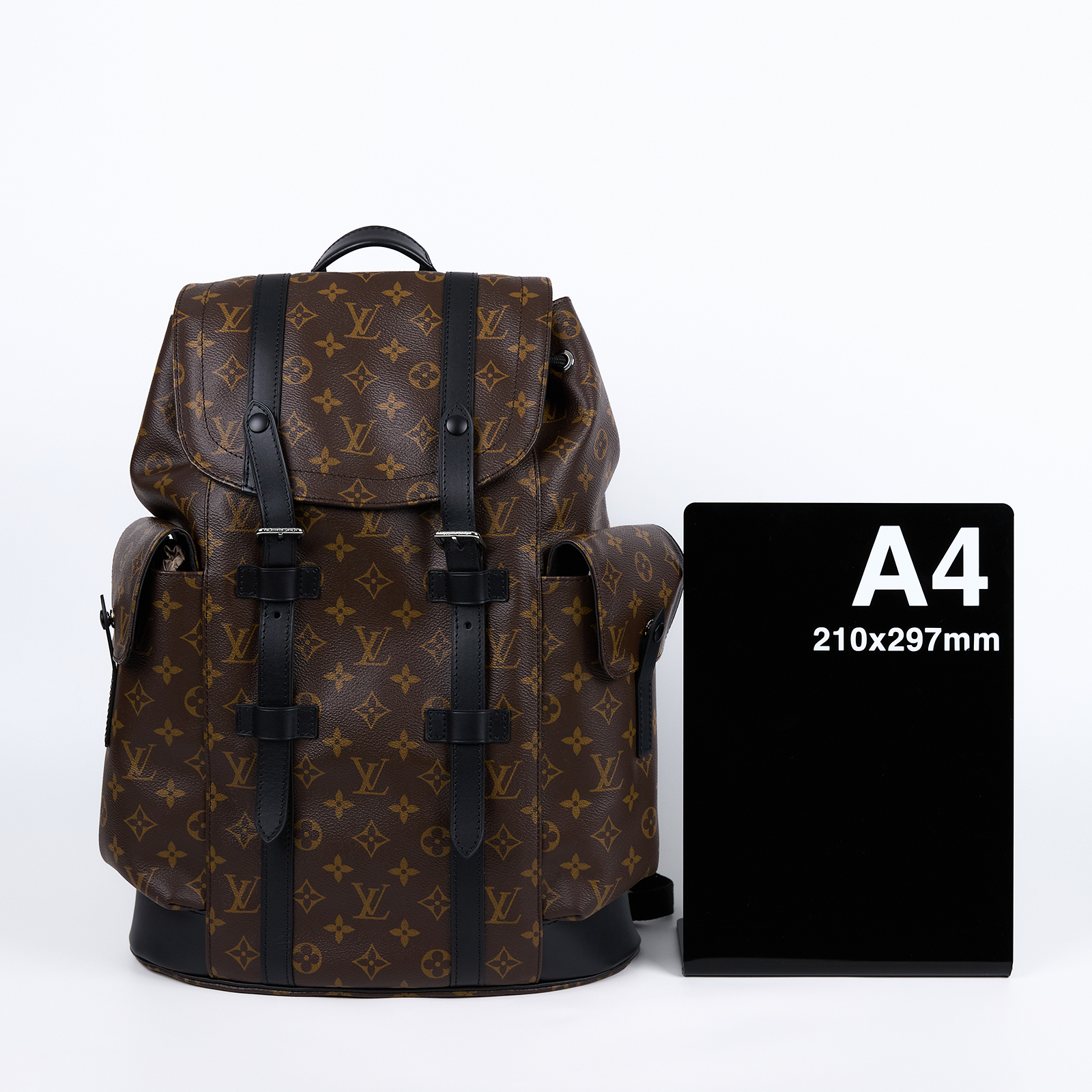 路易威登 LOUIS VUITTON Christopher MM 後背包 經典帆布 M43735 晶片款 原花CHRISTOPHER MM 防塵袋
