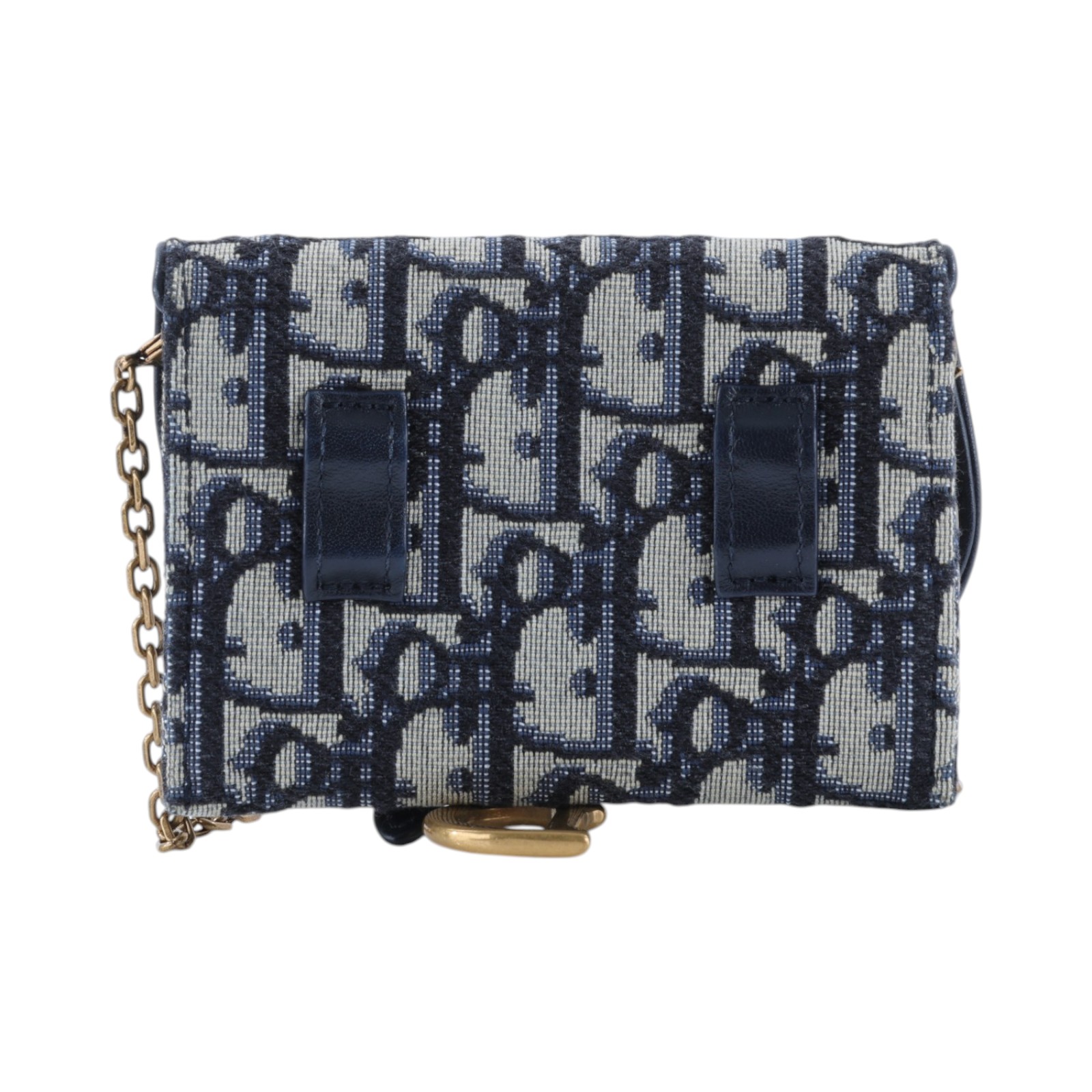 迪奧 CHRISTIAN DIOR Saddle Nano Pouch 錢包 零錢包 斜背包 腰包 手拿包 S5654CTZQ  原廠盒子/防塵袋/購買證明