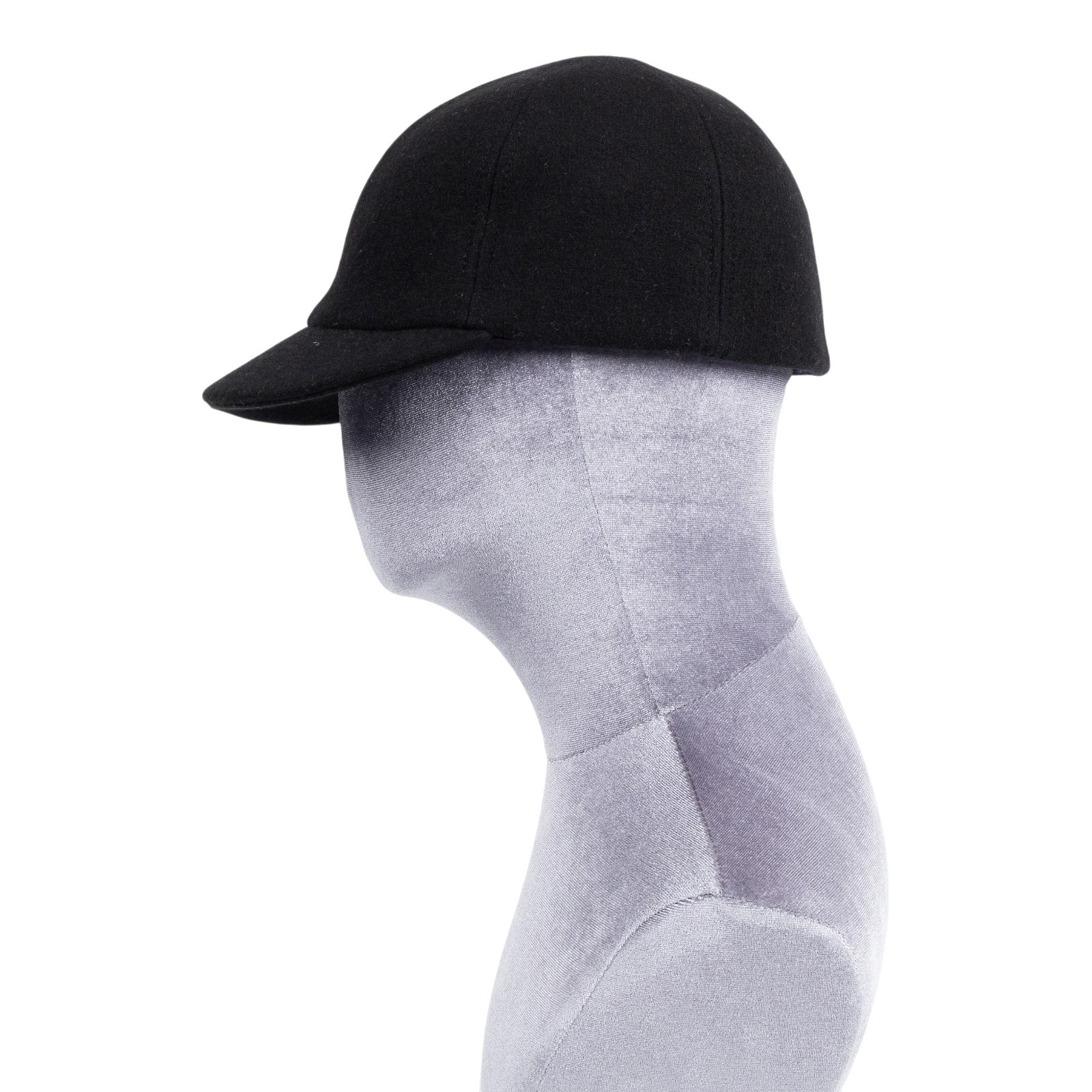 愛馬仕 Hermes Lin Rocabar cap 休閒帽 黑色 H252031Nv0257  黑羊毛帽子#57 無附屬品