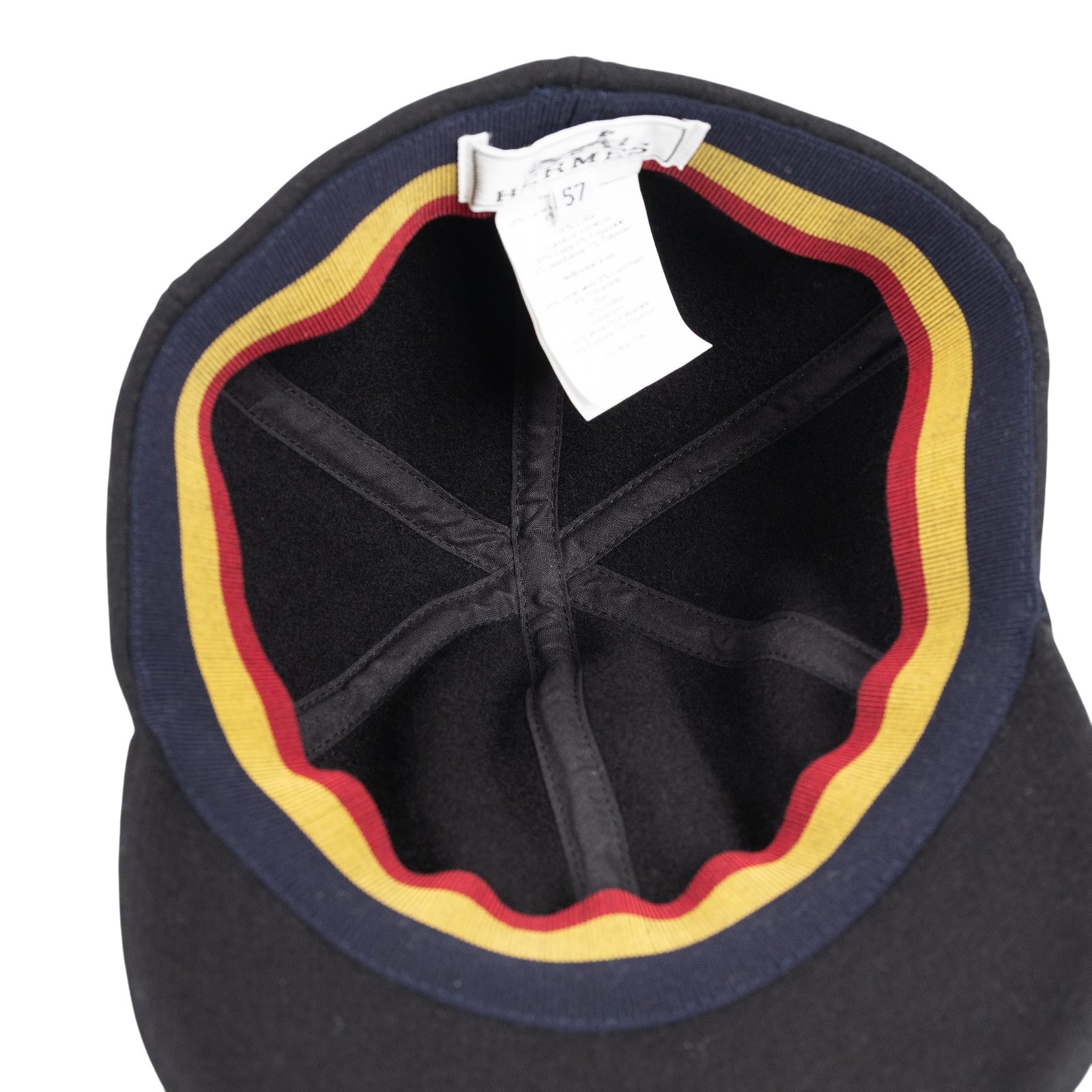 愛馬仕 Hermes Lin Rocabar cap 休閒帽 黑色 H252031Nv0257  黑羊毛帽子#57 無附屬品