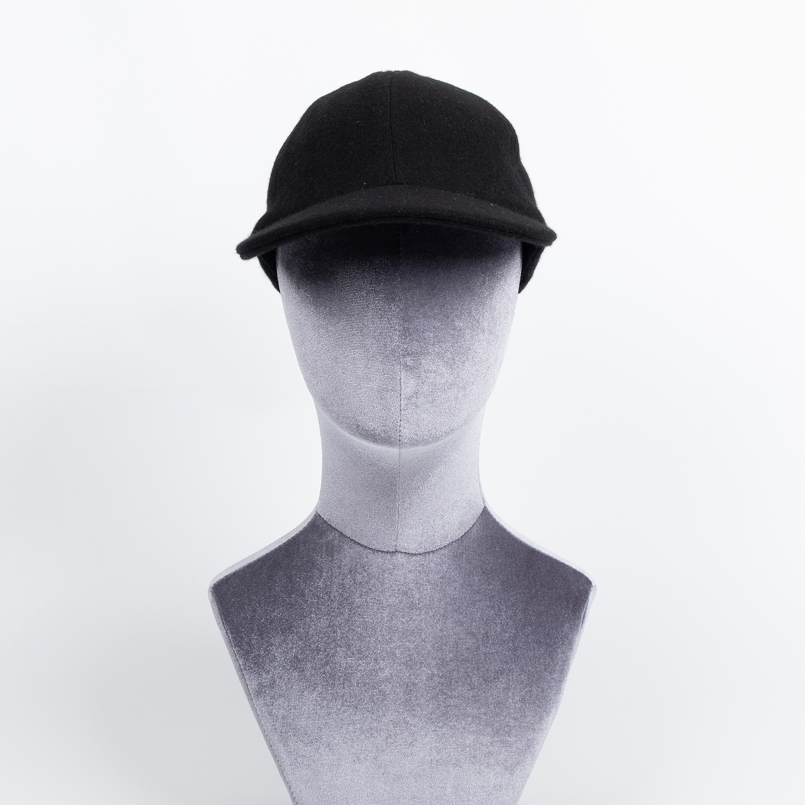 愛馬仕 Hermes Lin Rocabar cap 休閒帽 黑色 H252031Nv0257  黑羊毛帽子#57 無附屬品