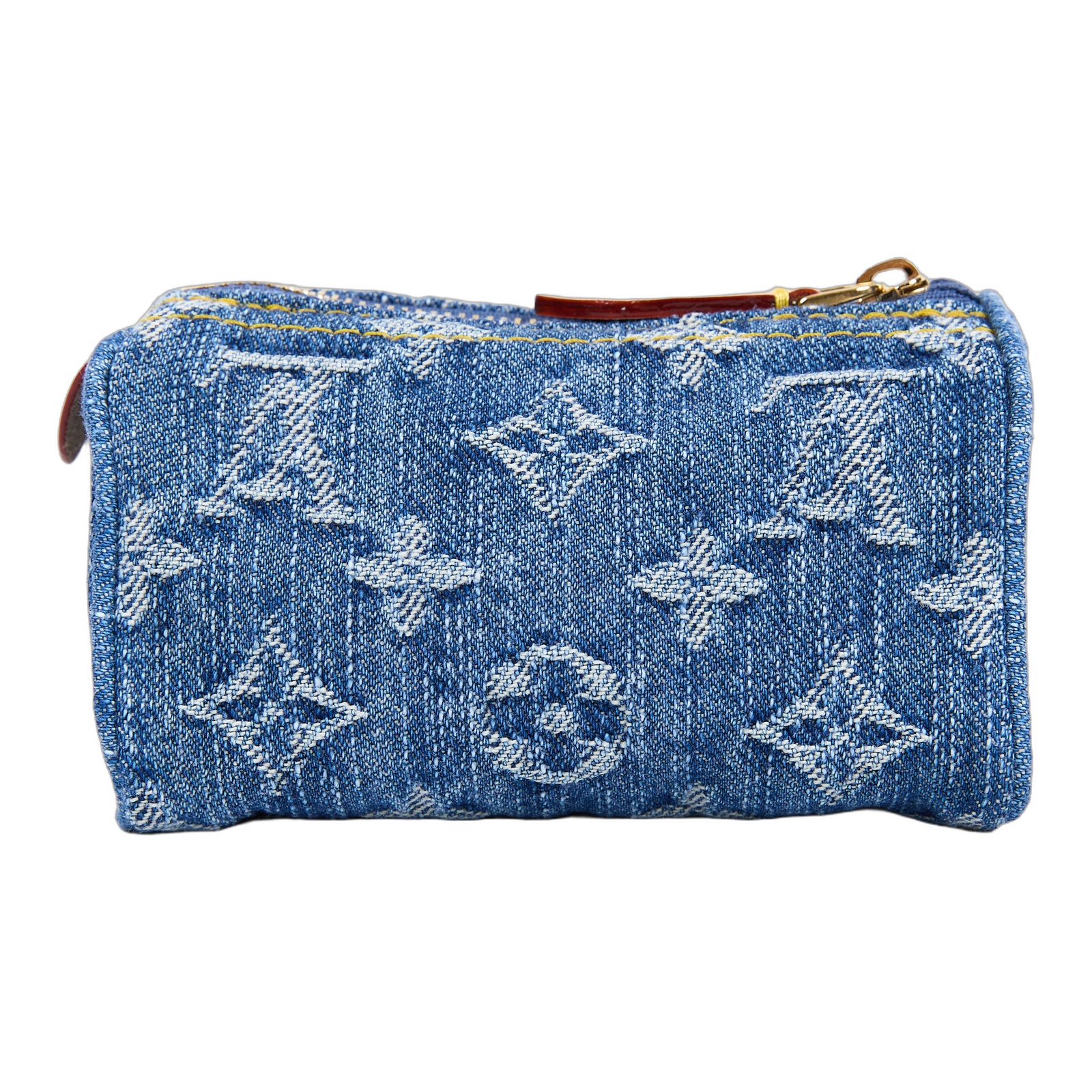路易威登 LOUIS VUITTON Trousse Speedy 錢包 吊飾 零錢包 鑰匙包 包包掛飾 M27604 晶片款 淺藍丹寧SPEEDY吊飾 防塵袋