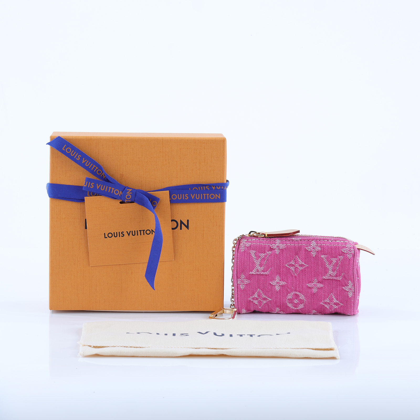 路易威登 LOUIS VUITTON Trousse Speedy 錢包 吊飾 零錢包 鑰匙包 包包掛飾 M27605 晶片款  防塵袋/原廠盒子