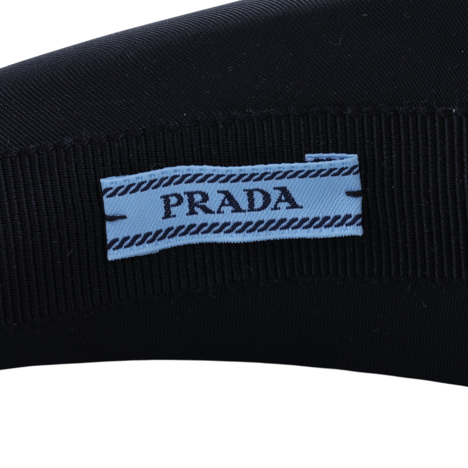 普拉達 PRADA Re-Nylon 頭箍 髮箍 髮飾 1IH016_2DMI 黑髮箍 防塵袋